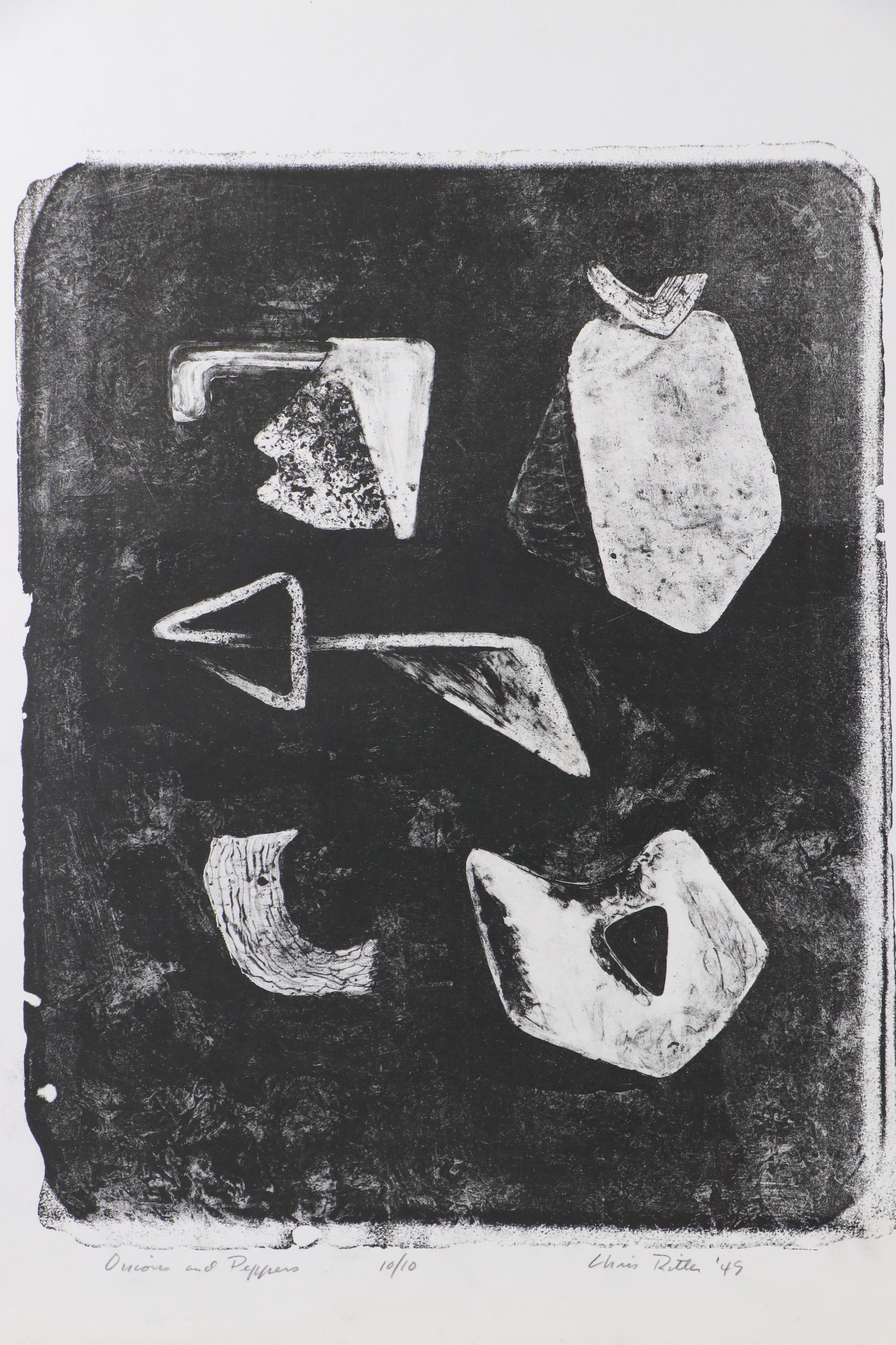 Chris Ritter Print Pair "Onions and Peppers," 1945