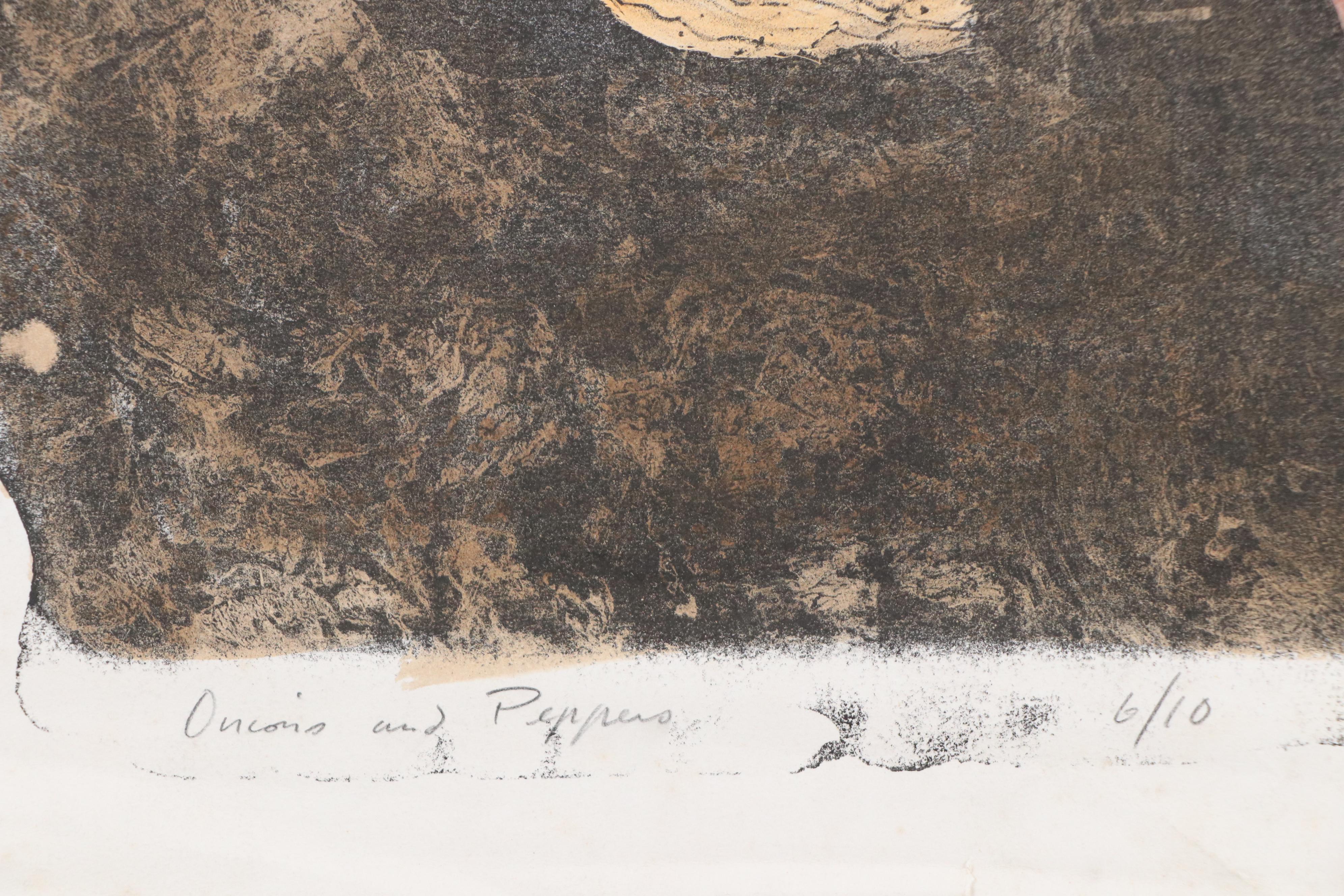 Chris Ritter Print Pair "Onions and Peppers," 1945