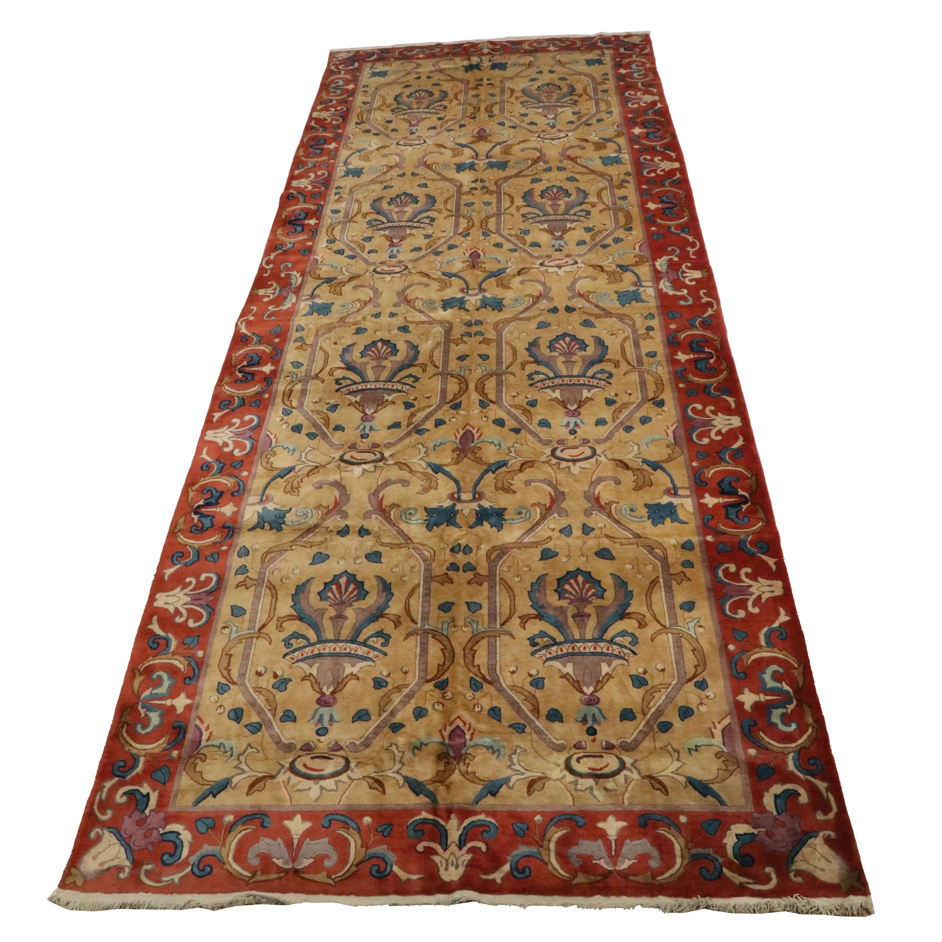8'10 x 24'4 Hand-Knotted Persian Palace-Sized Long Rug
