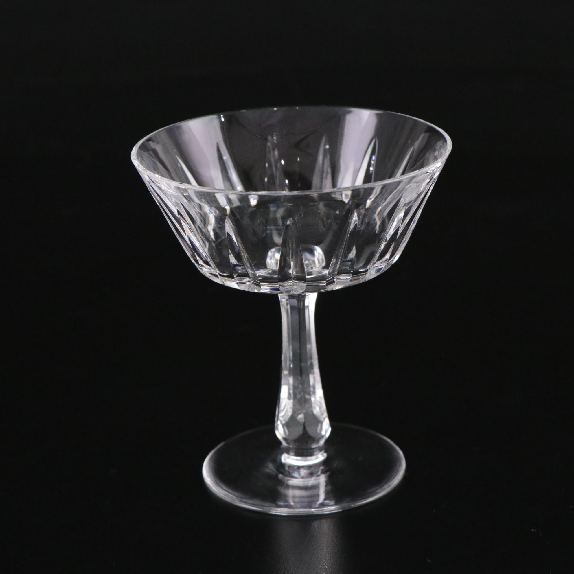Royal Leerdam "Van Dijck" Crystal Water Goblets, Champagne Coupes & Wine Glasses