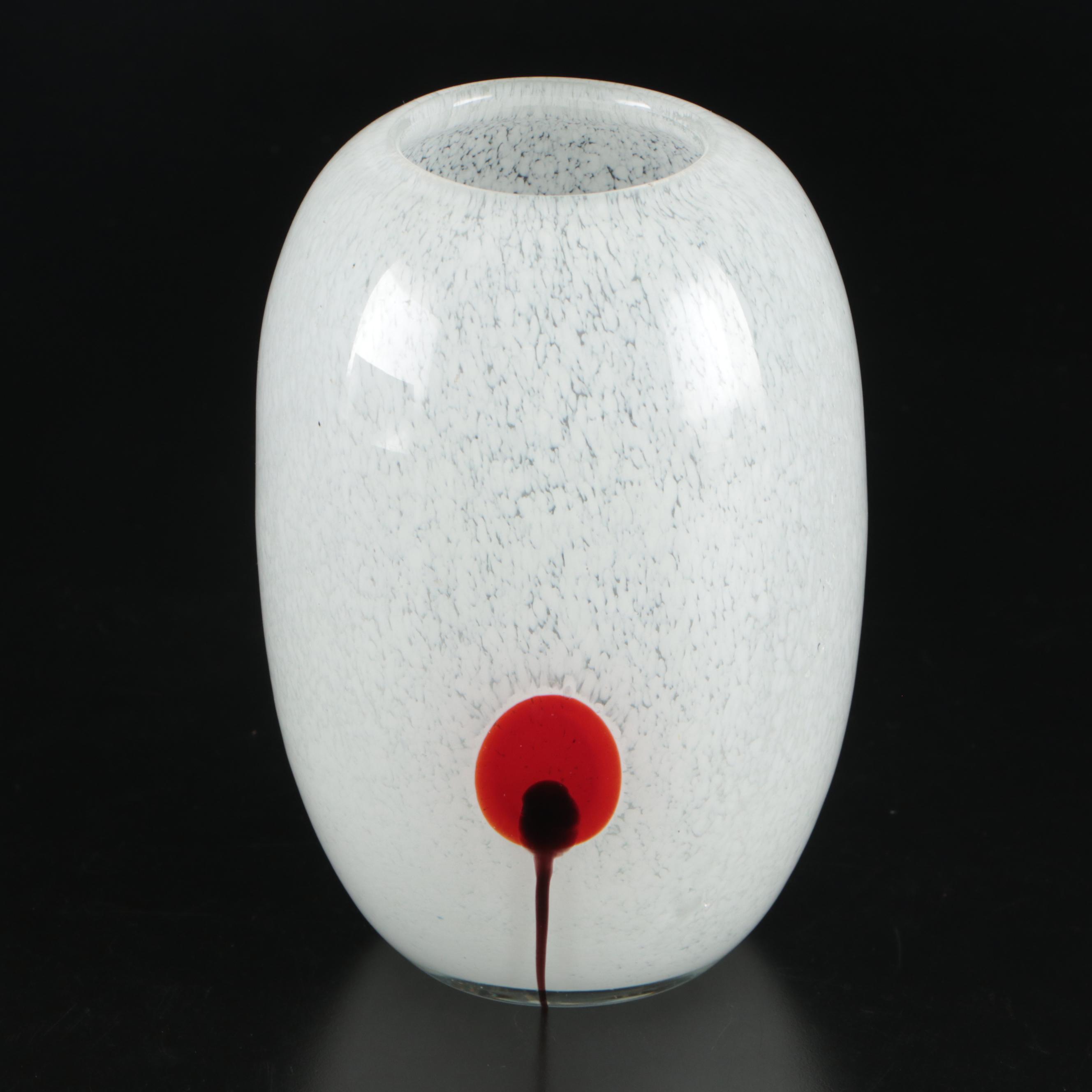 Carlo Moretti Murano Art Glass Vase