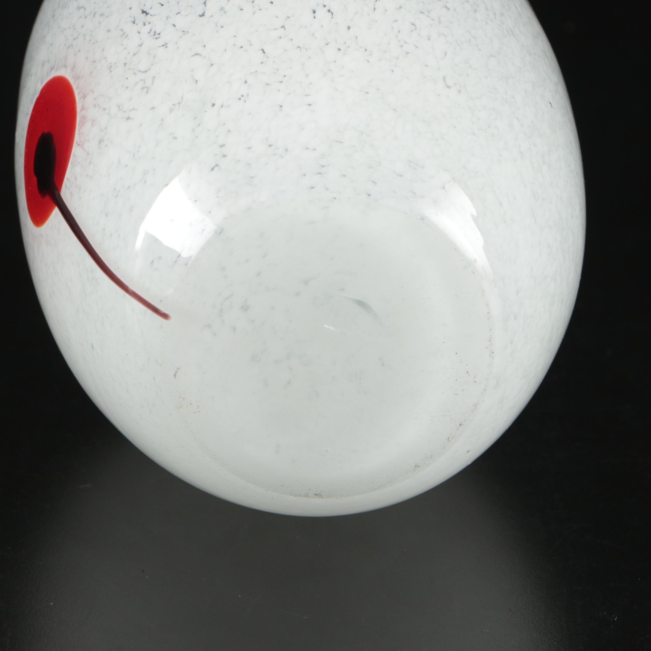 Carlo Moretti Murano Art Glass Vase