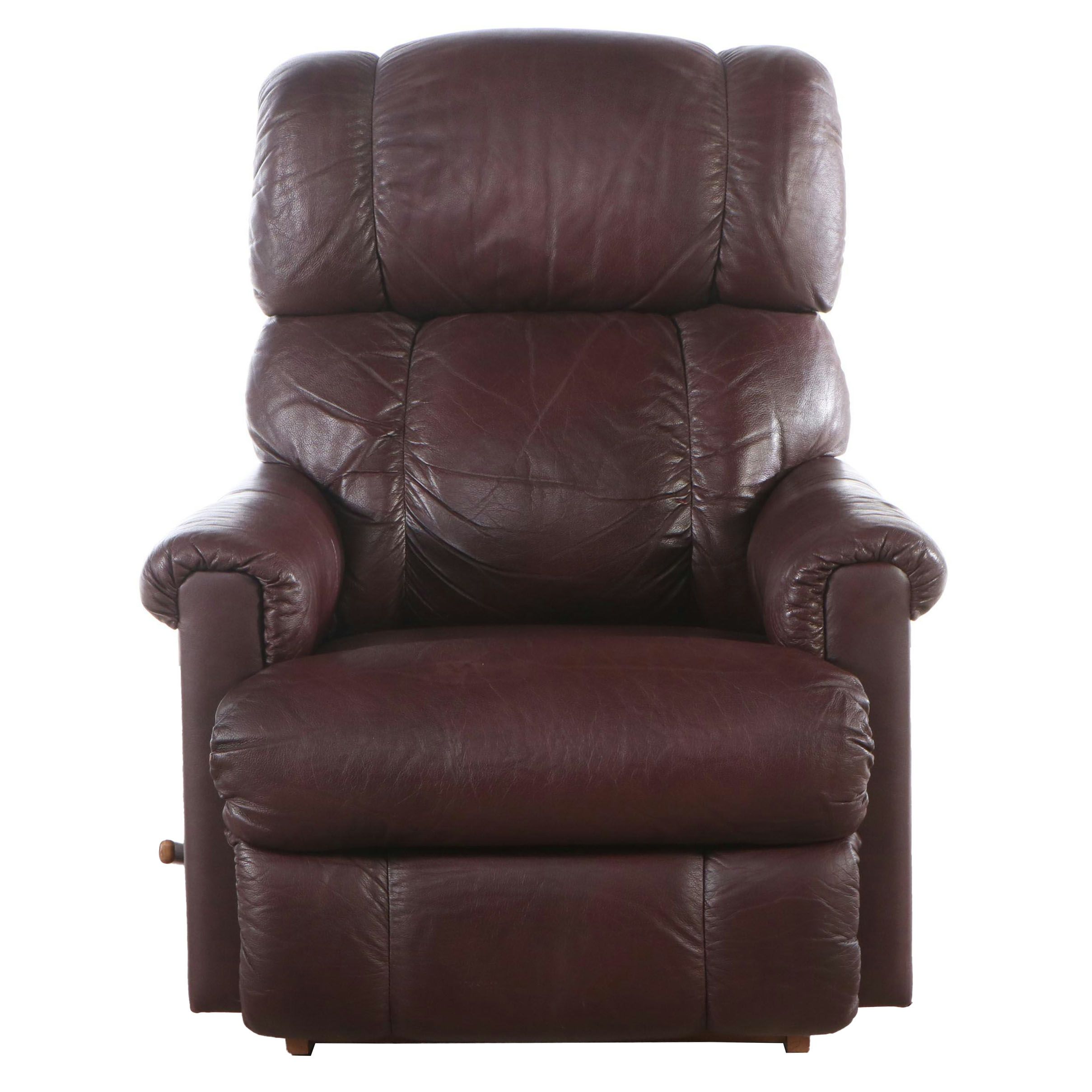 La-Z-Boy Burgundy Faux Leather Recliner