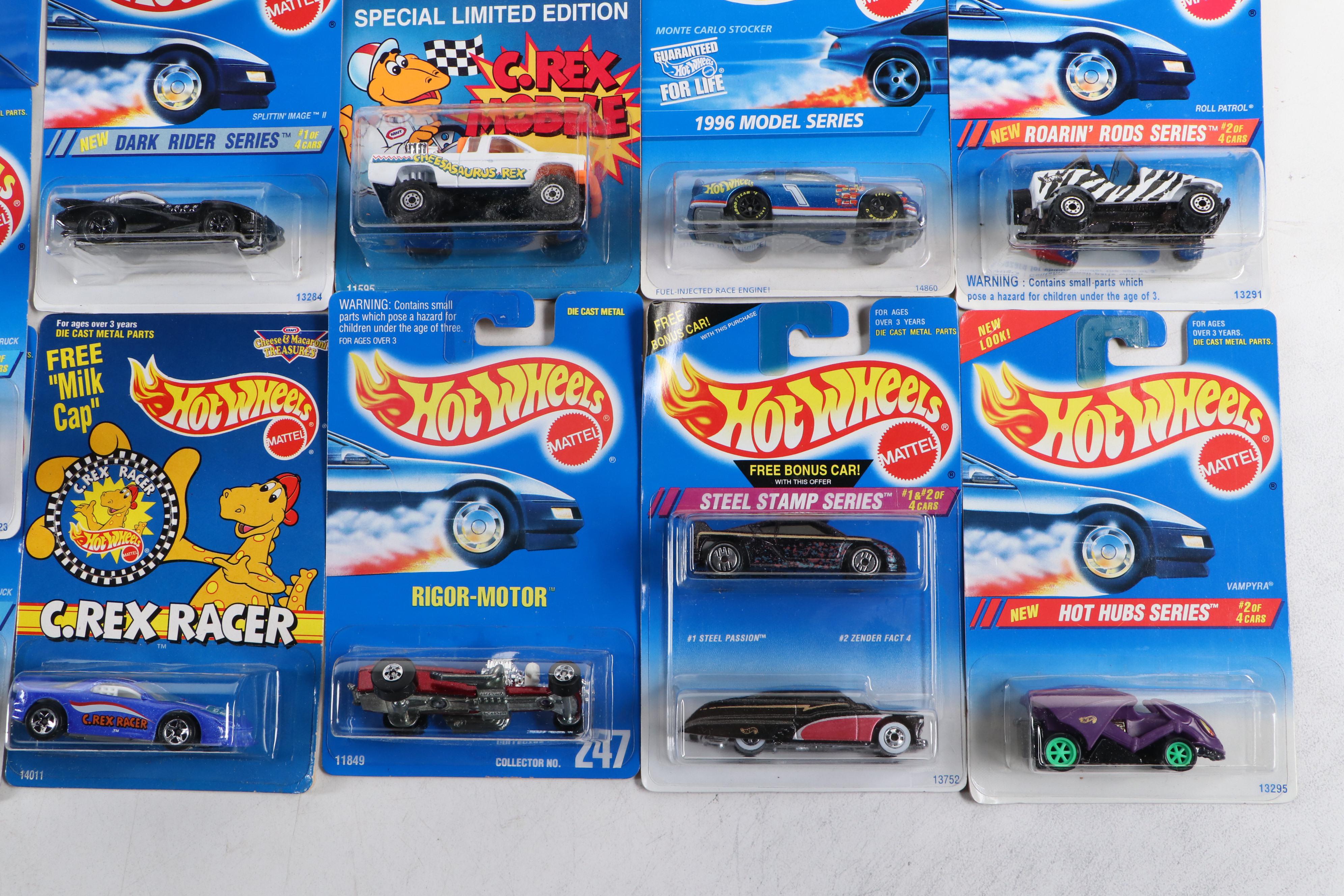 Hot Wheels "Racing Team," "Camaro Convertible" and More Toy Cars, 1992–1995