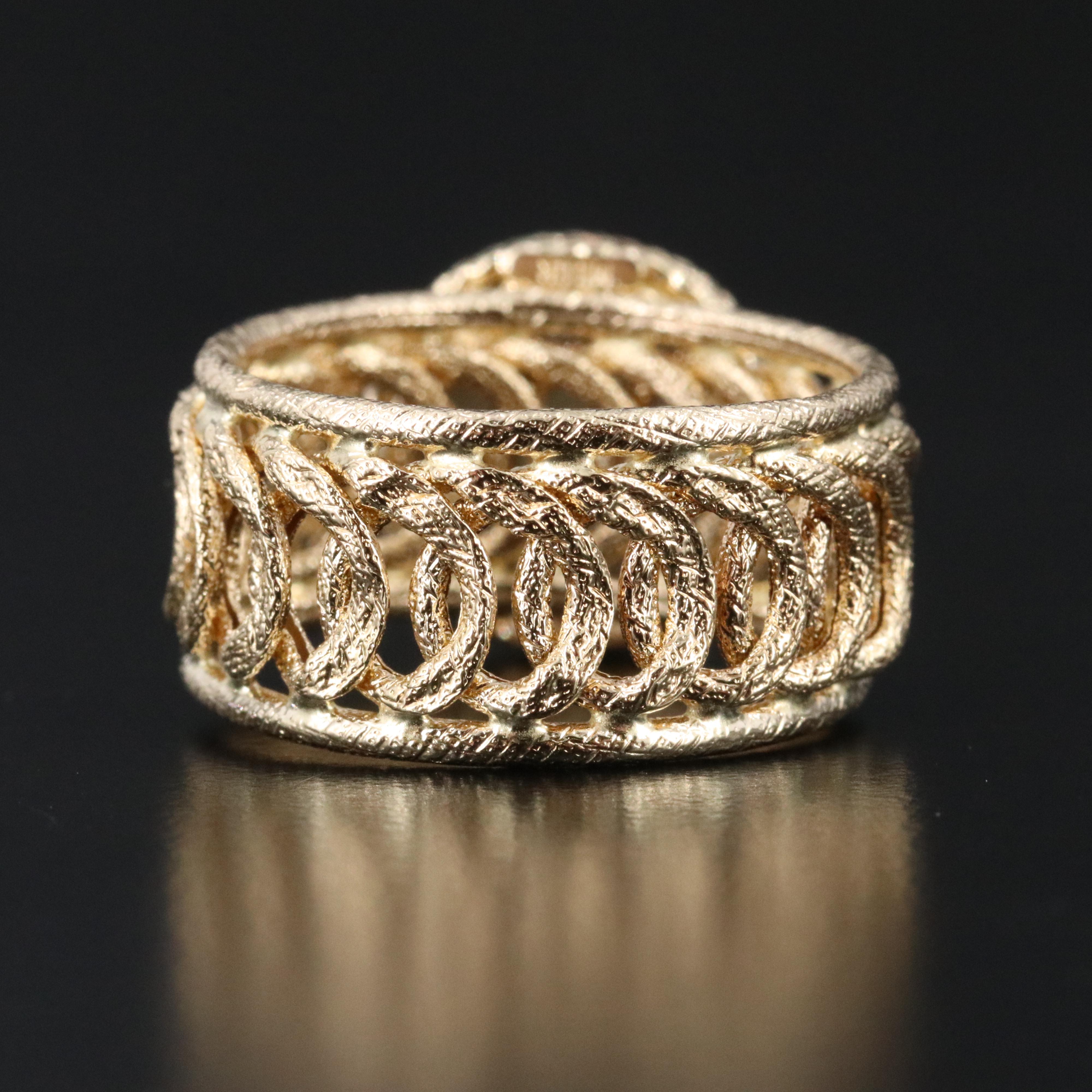 Electroform Druzy Ring with Circular Design