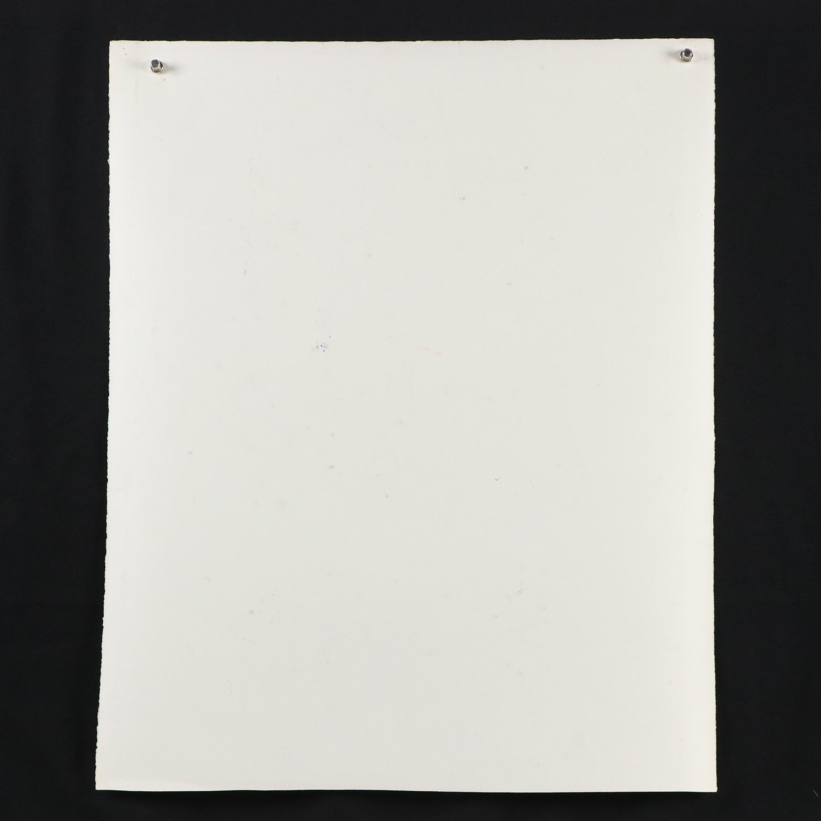 Harry Hilson Abstract Mixed Media Painting "Composition in Grey," 1982