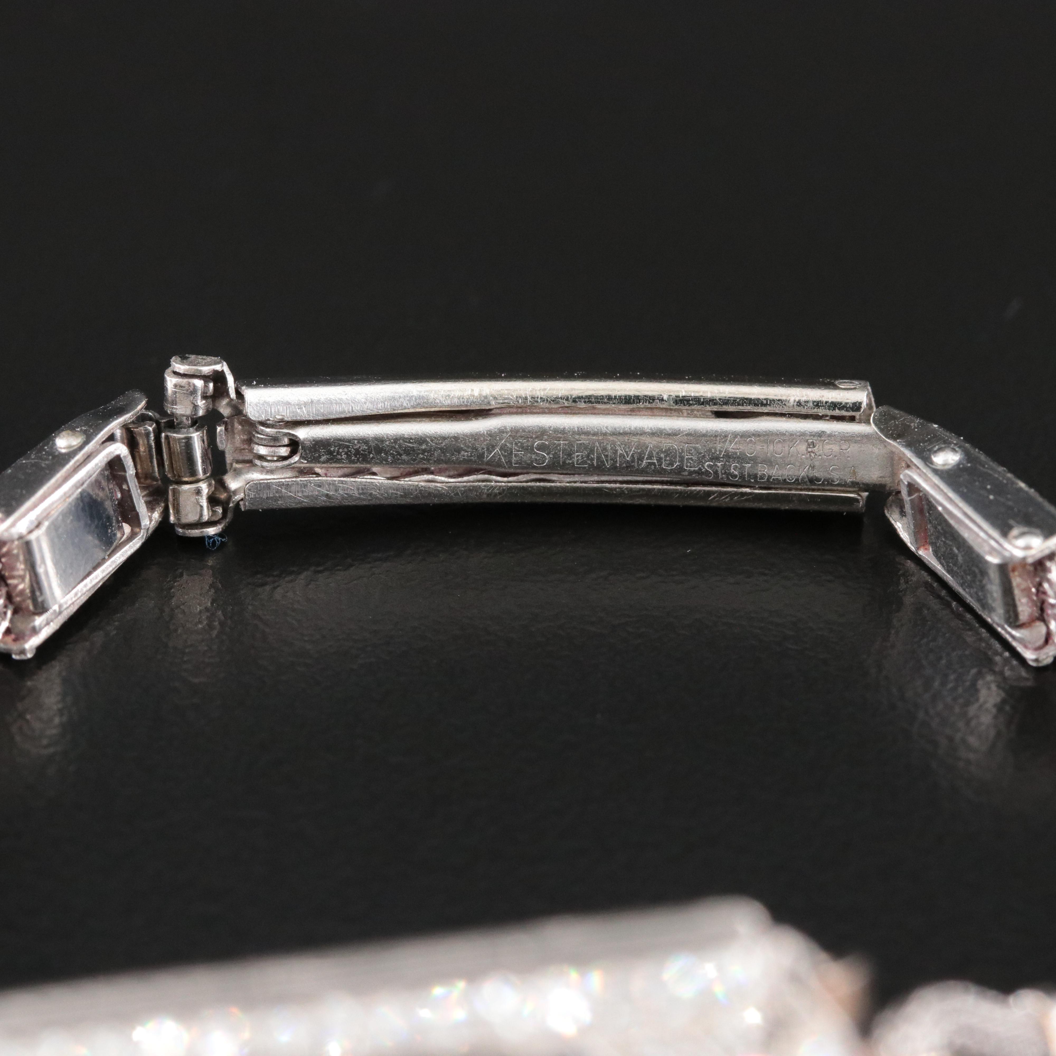 Art Deco Gruen Platinum Diamond Vintage Watch