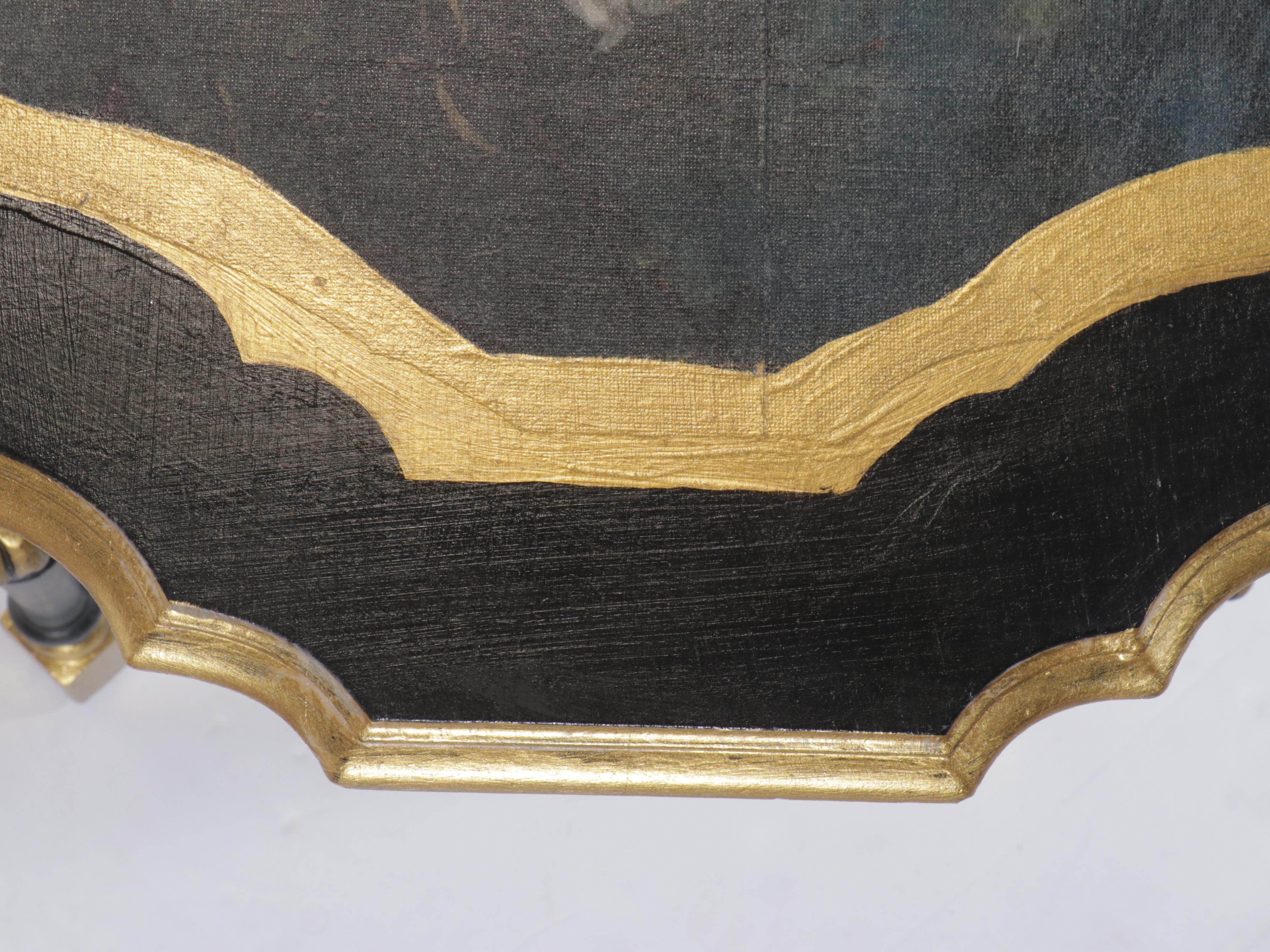 Victorian Style Painted Occasional Table, Early to Mid-20th Century