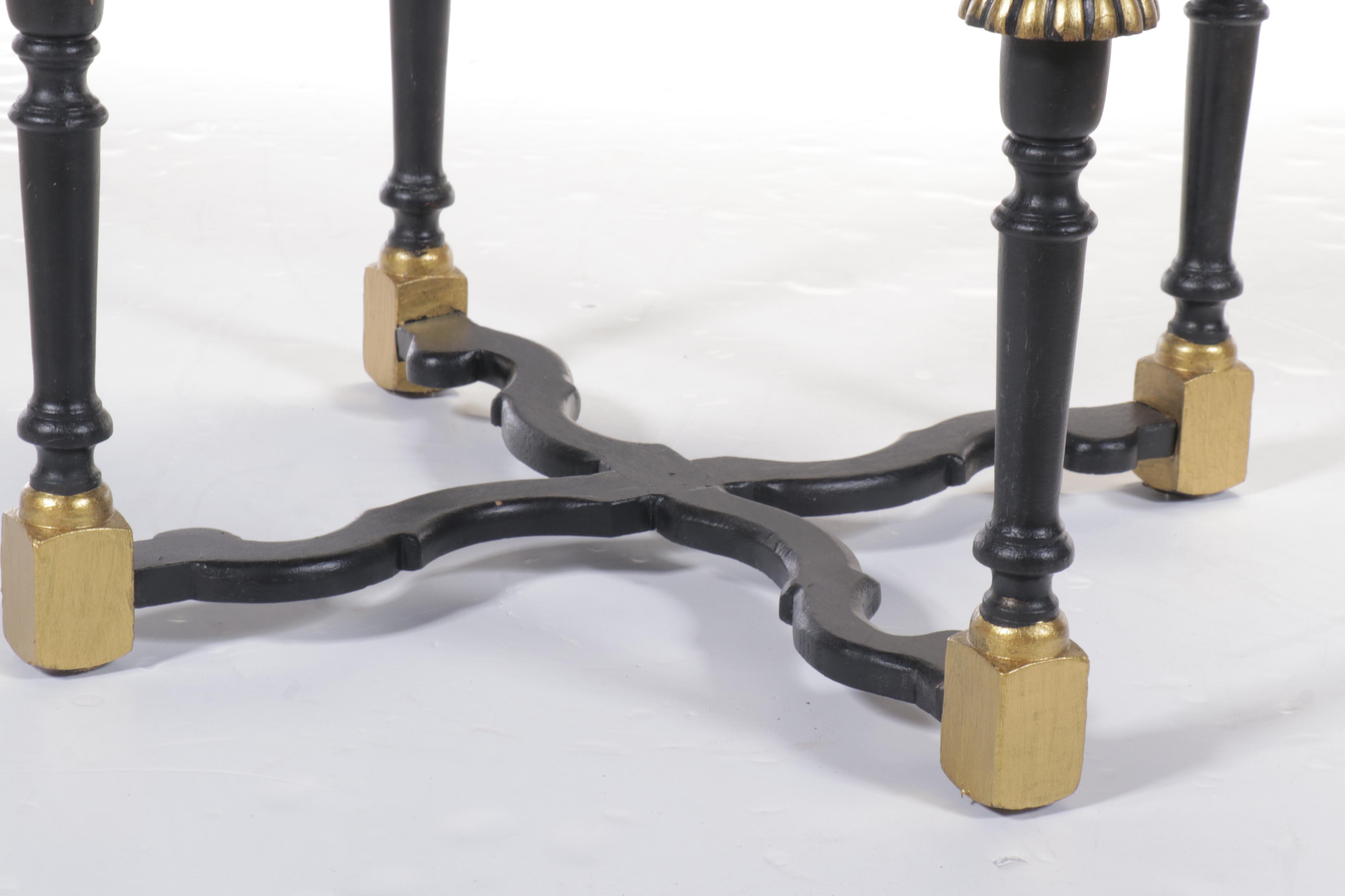 Victorian Style Painted Occasional Table, Early to Mid-20th Century