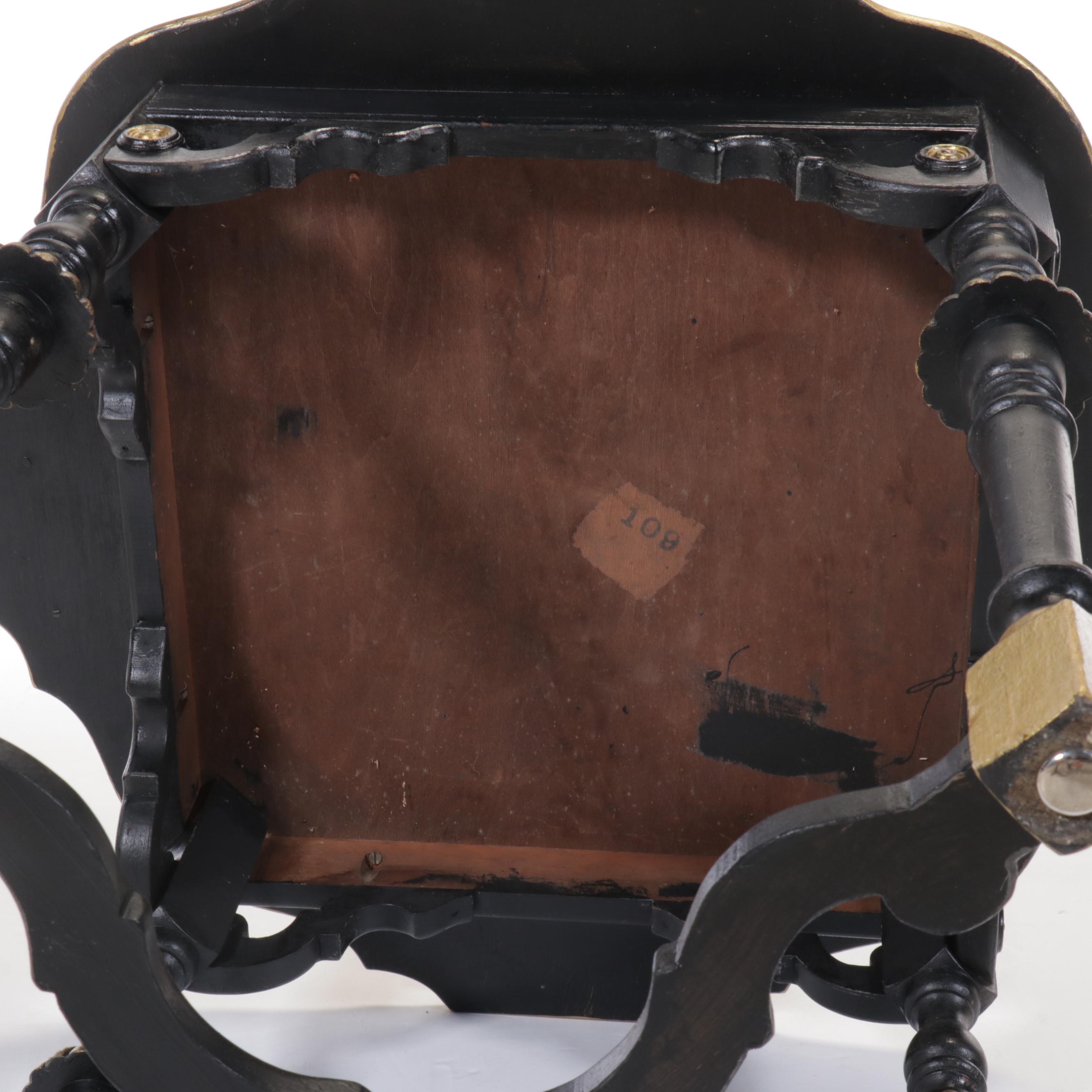 Victorian Style Painted Occasional Table, Early to Mid-20th Century