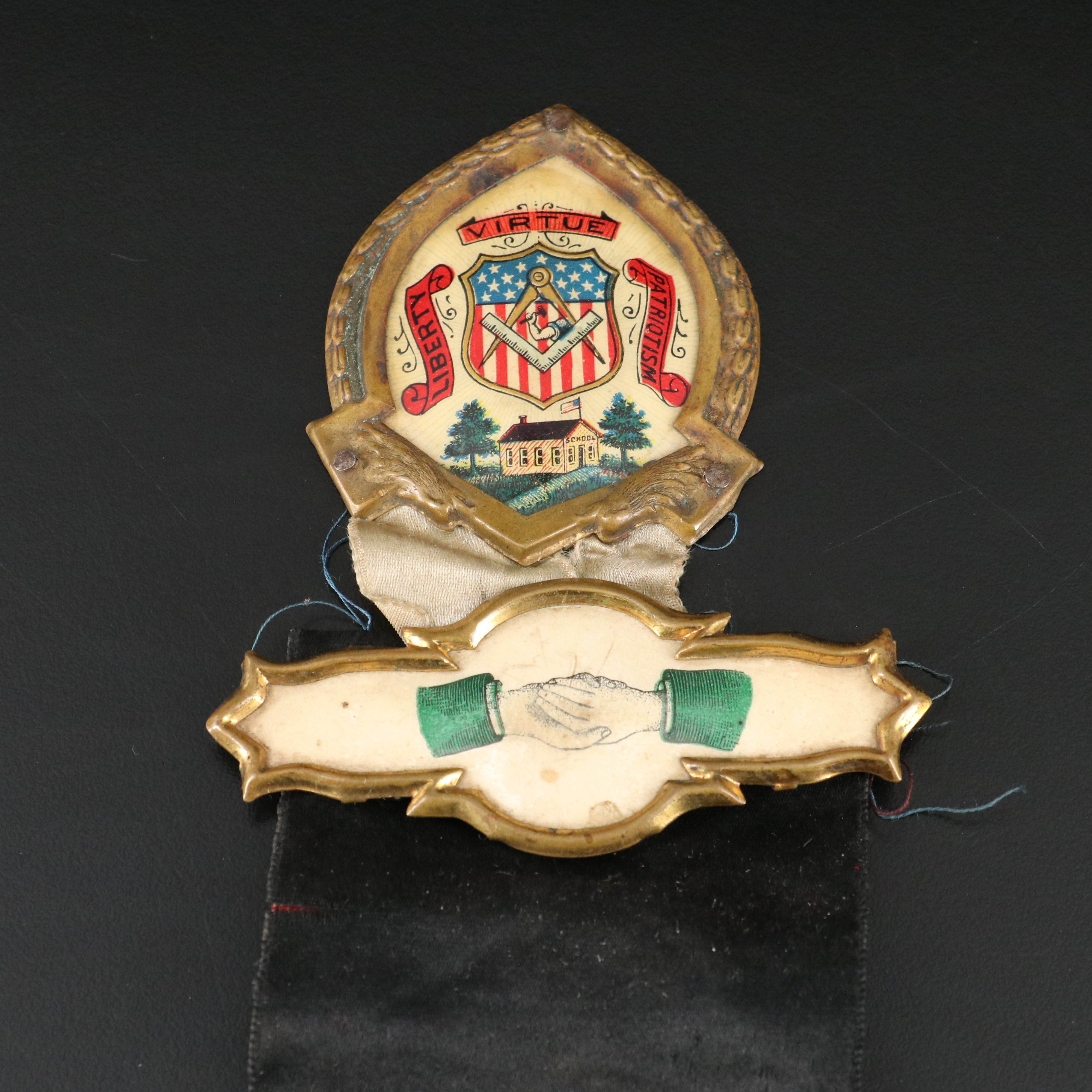 Two Medals and Ribbons