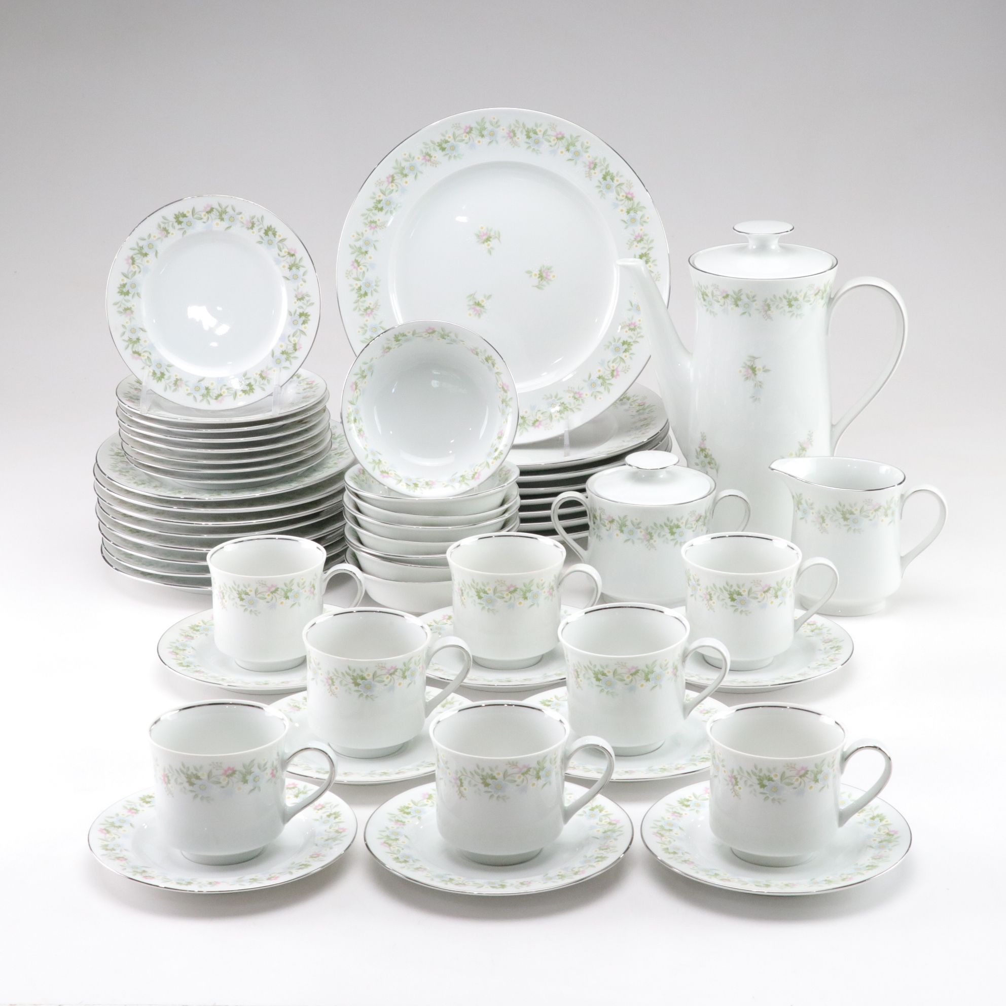 Johann Haviland "Forever Spring" Six Piece Setting for Eight Diners & More