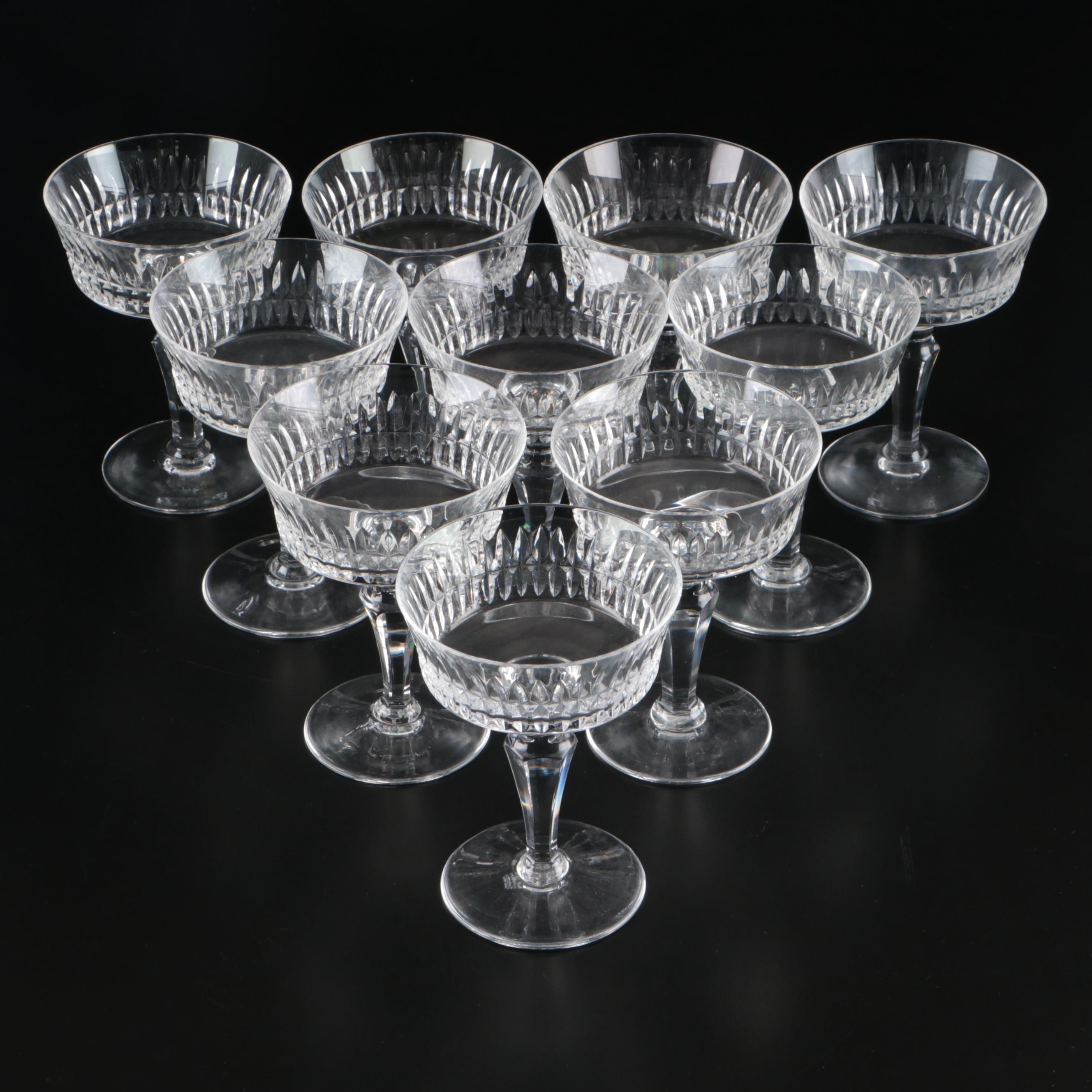 Royal Doulton "Vanborough" Crystal Champagne Coupes, 1972 - 1987