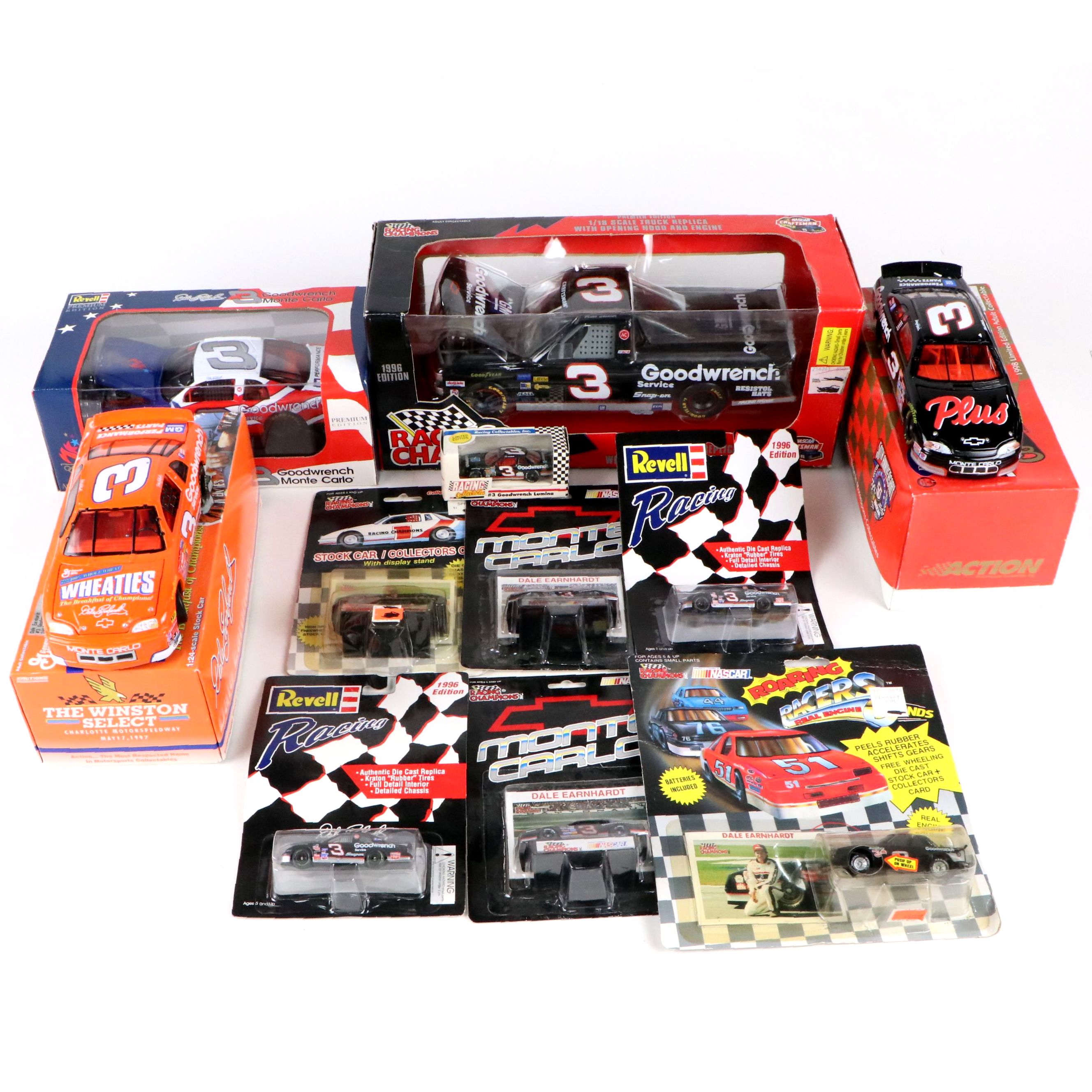 Revell Dale Earnhardt Goodwrench Monte Carlo and Other Diecast Toy Race Cars