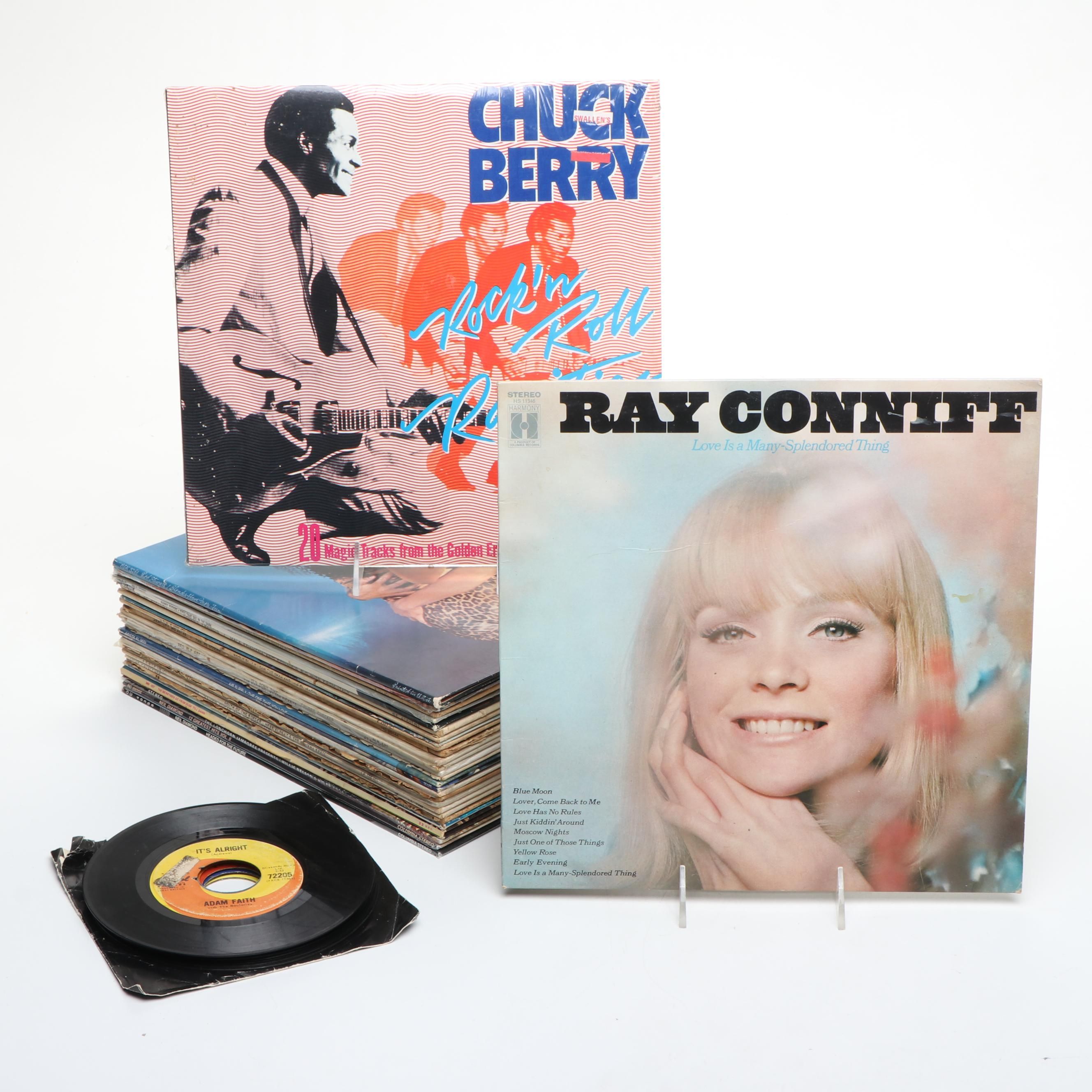 Chuck Berry, Ray Conniff, and More Vinyl Record Albums
