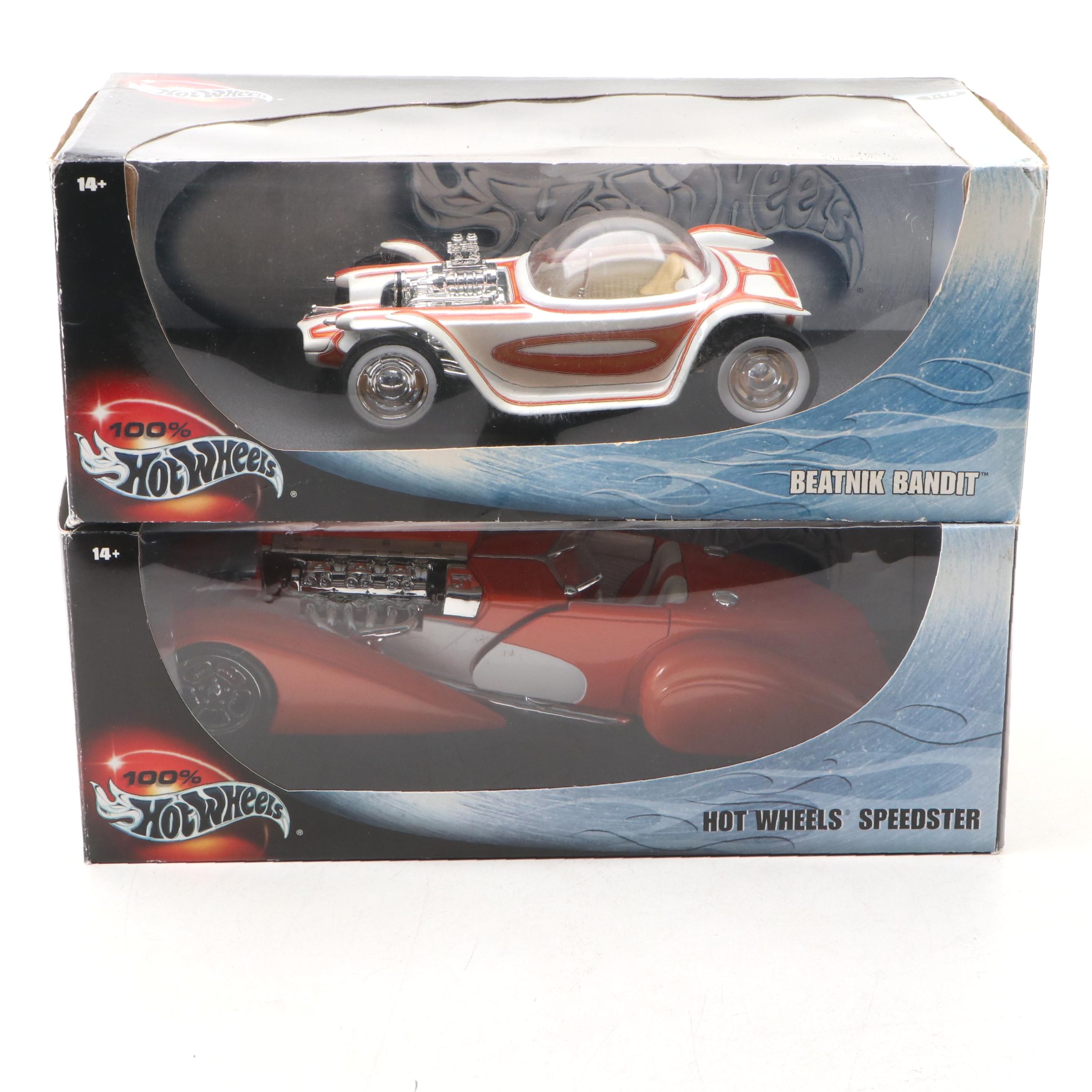 Hot Wheels Speedster and Beatnik Bandit Diecast Cars