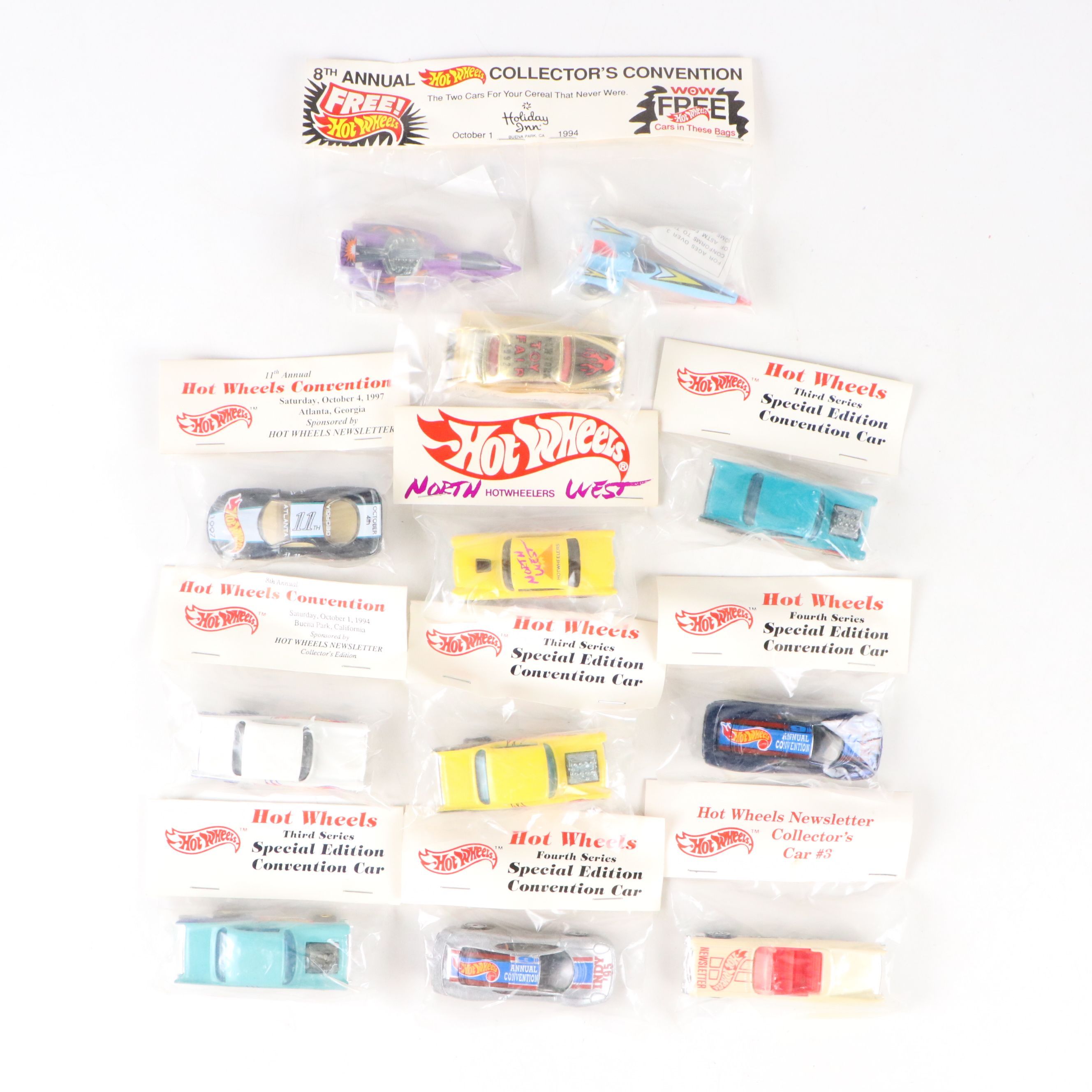 Hot Wheels Special Edition Convention Cars and More, 1990s