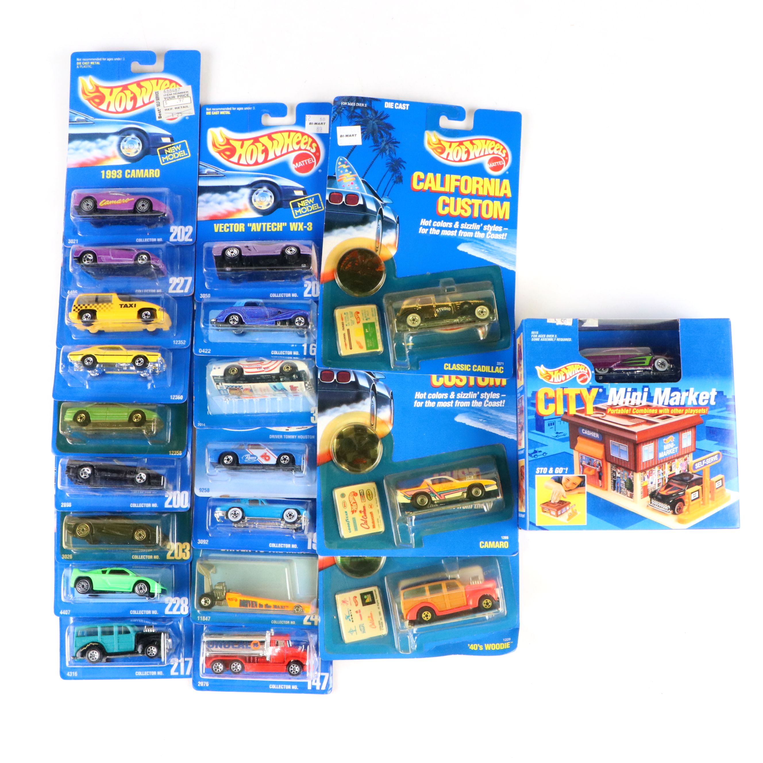 Hot Wheels "Lamborghini Diablo," "1993 Camaro" and More Toy Cars