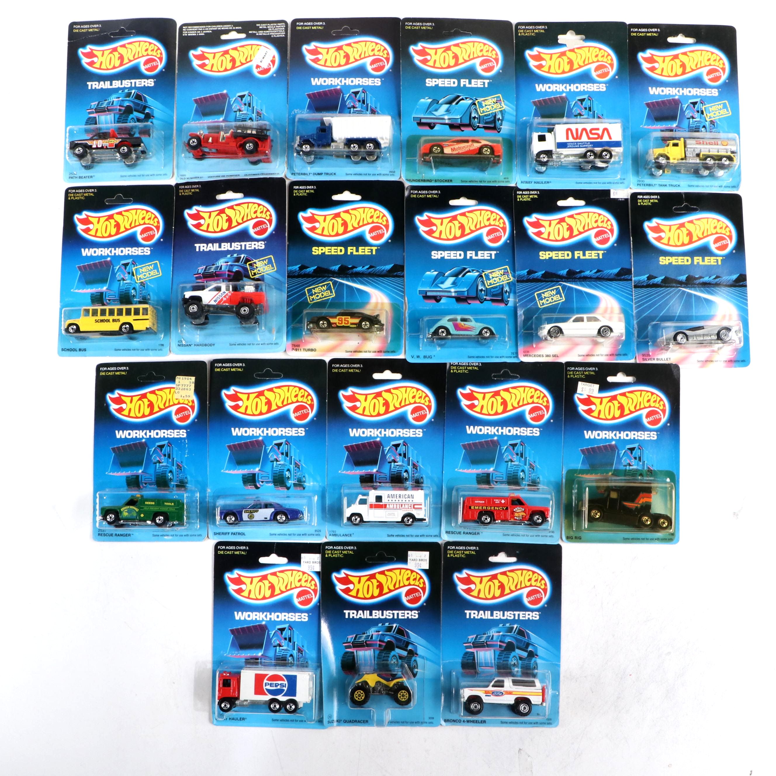 Hot Wheels "Hiway Hauler," "Ambulance" and More Toy Cars, 1980s