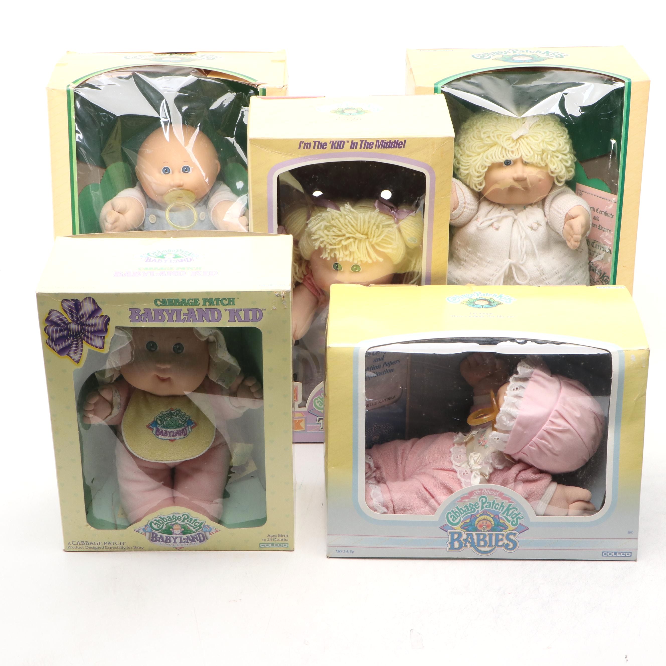 Cabbage Patch Kids, Toddler, and Babies with Babyland Collection Doll