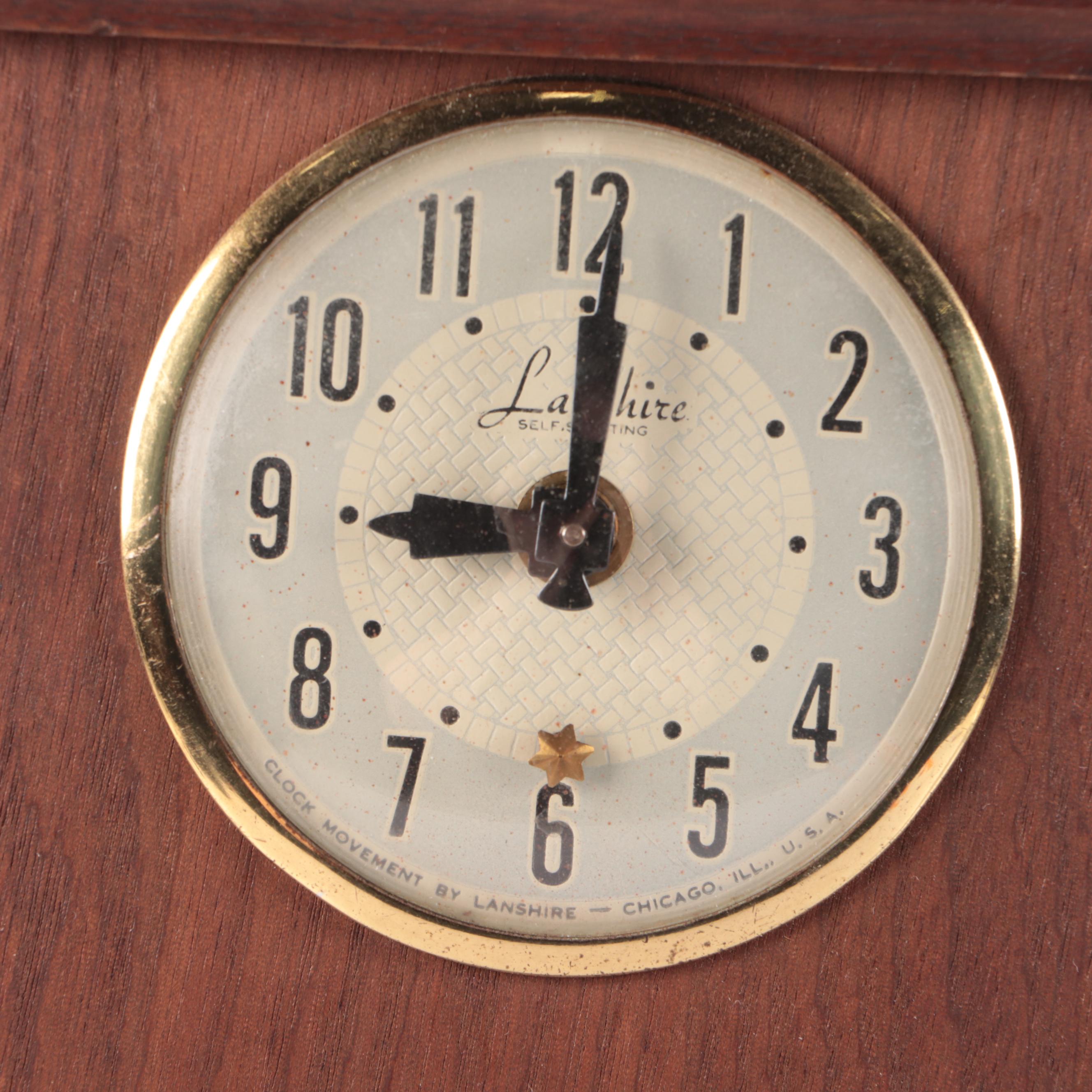 Lanshire Wood Miniature Grandfather Clock