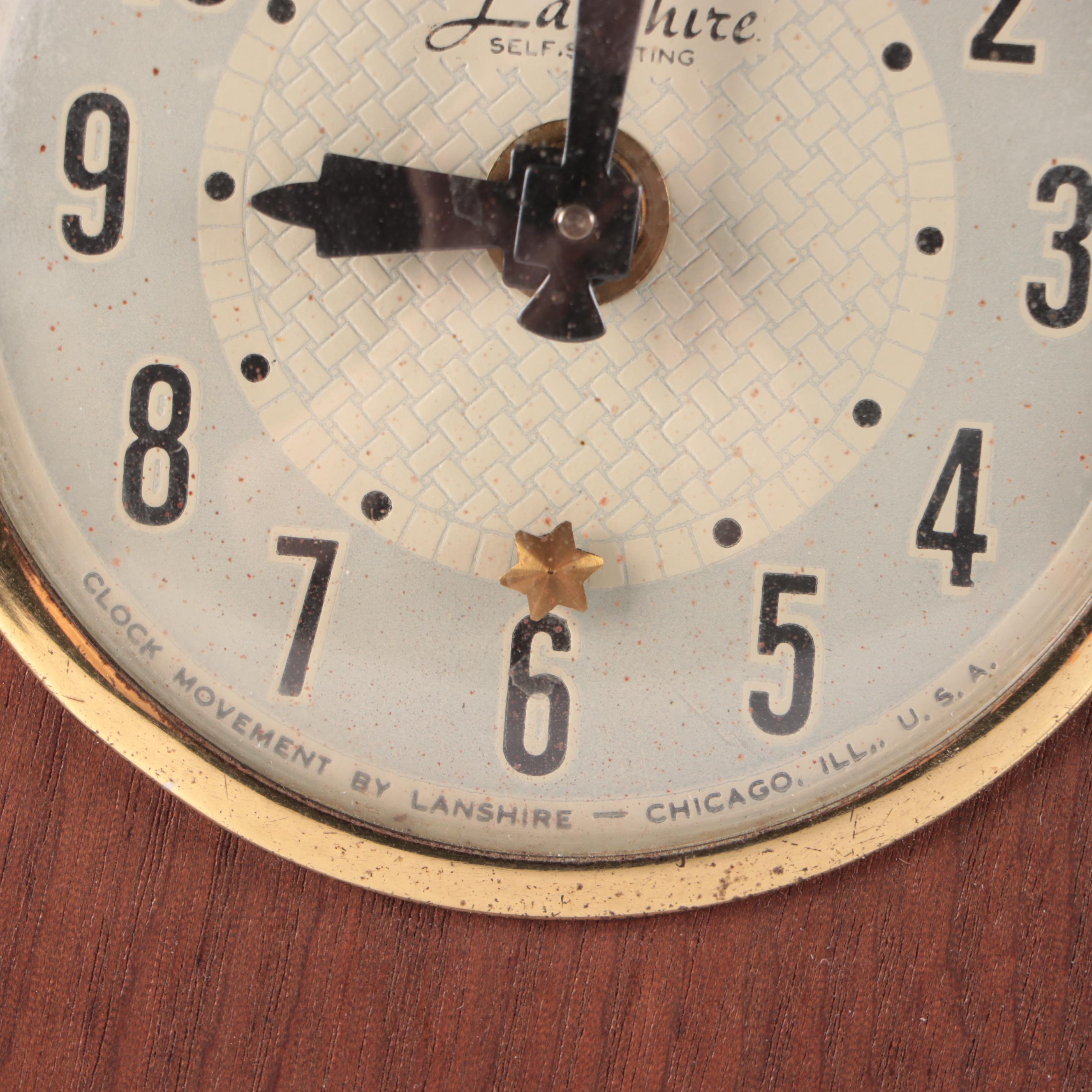 Lanshire Wood Miniature Grandfather Clock