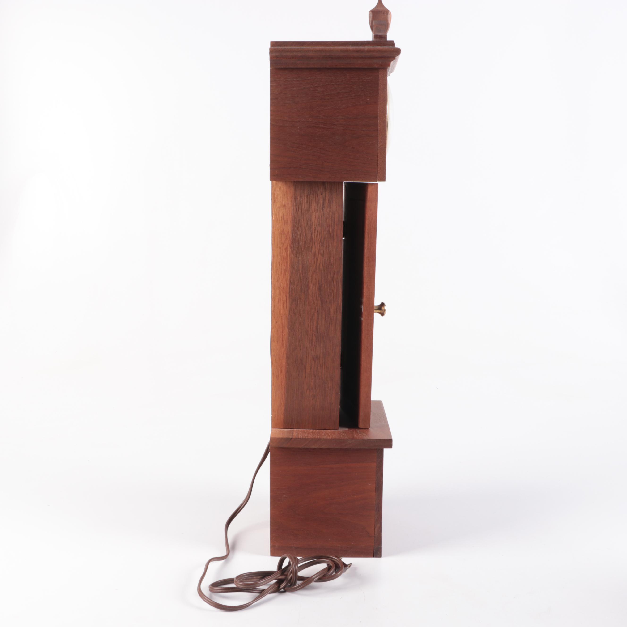 Lanshire Wood Miniature Grandfather Clock
