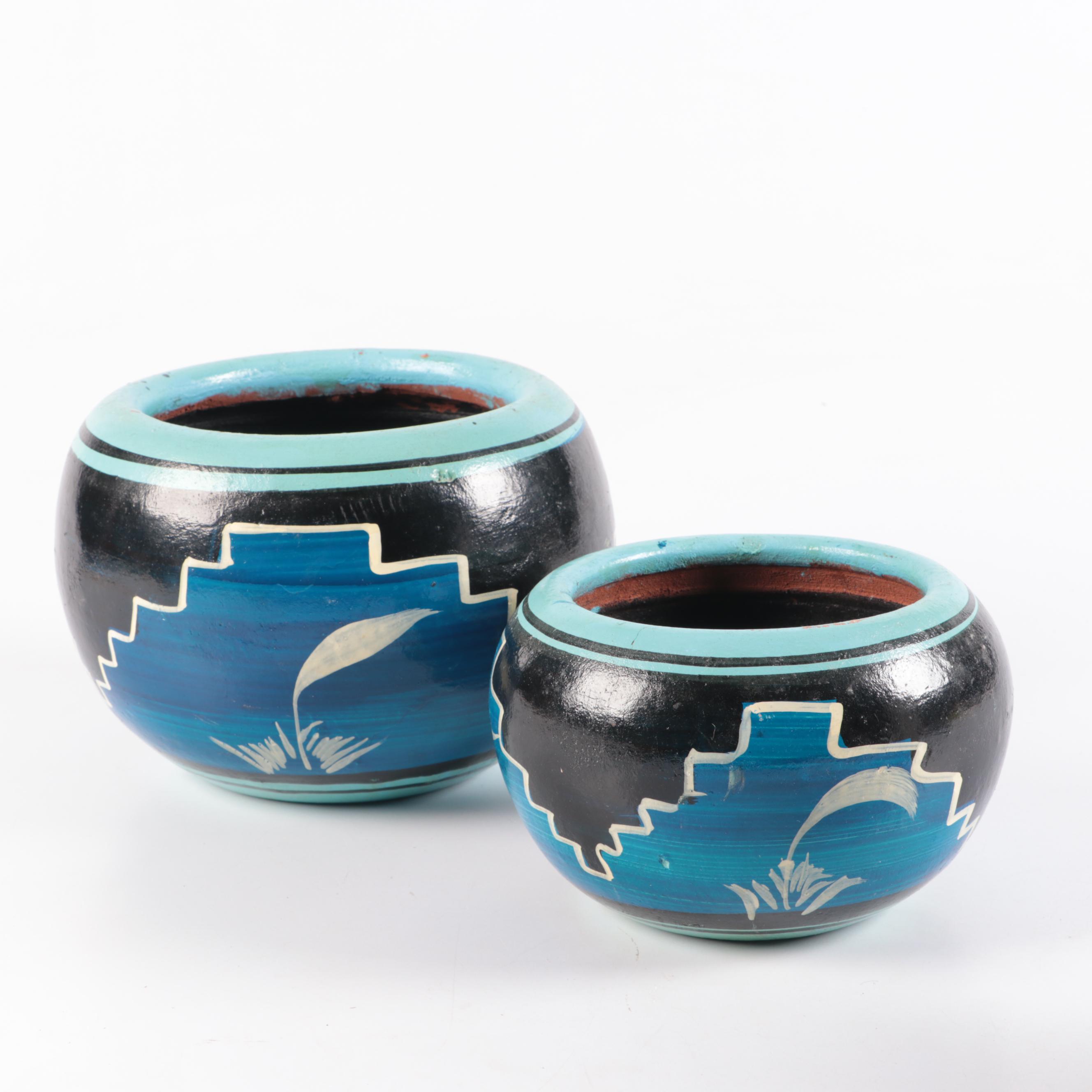 Mexican Clay Planters