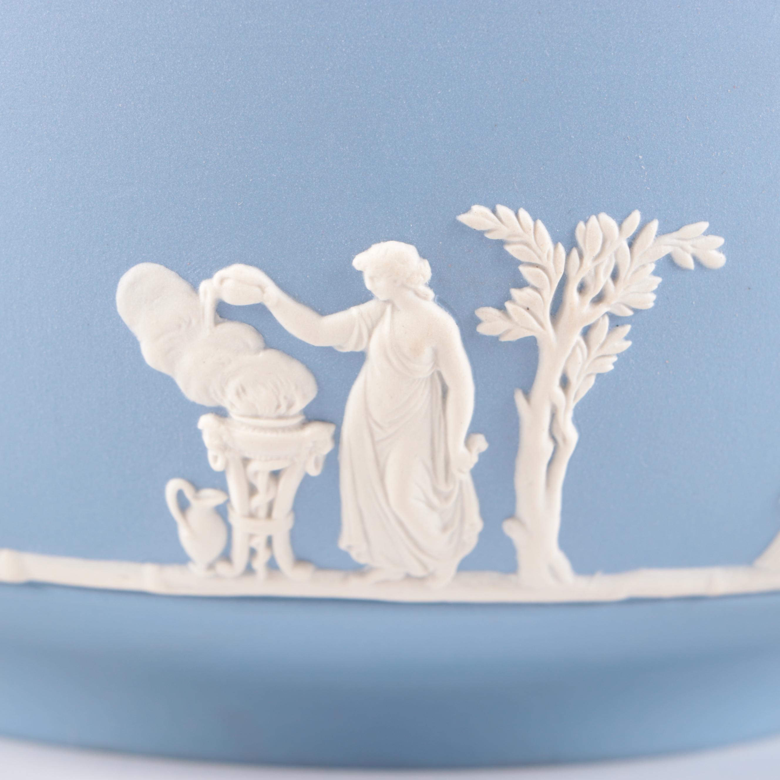Wedgwood Blue Jasperware Centerpiece Bowl