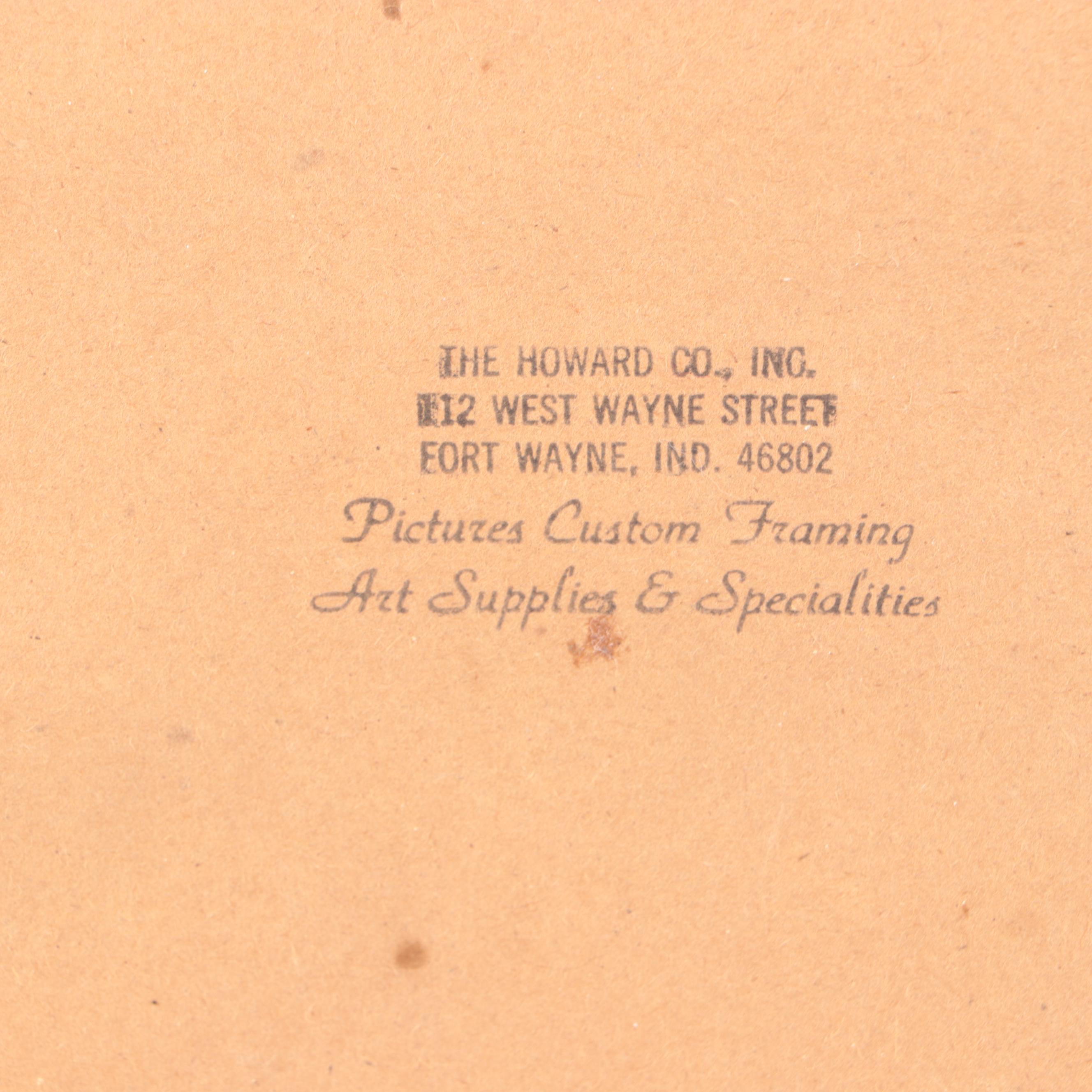 Southwestern Native American Navajo Sand Painting in Wood Frame