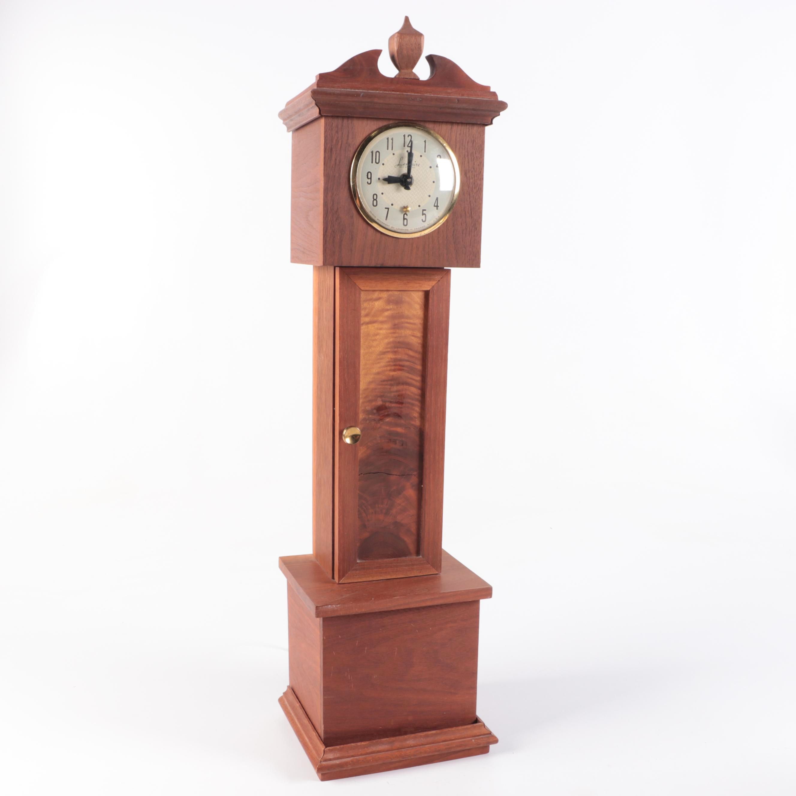 Lanshire Wood Miniature Grandfather Clock