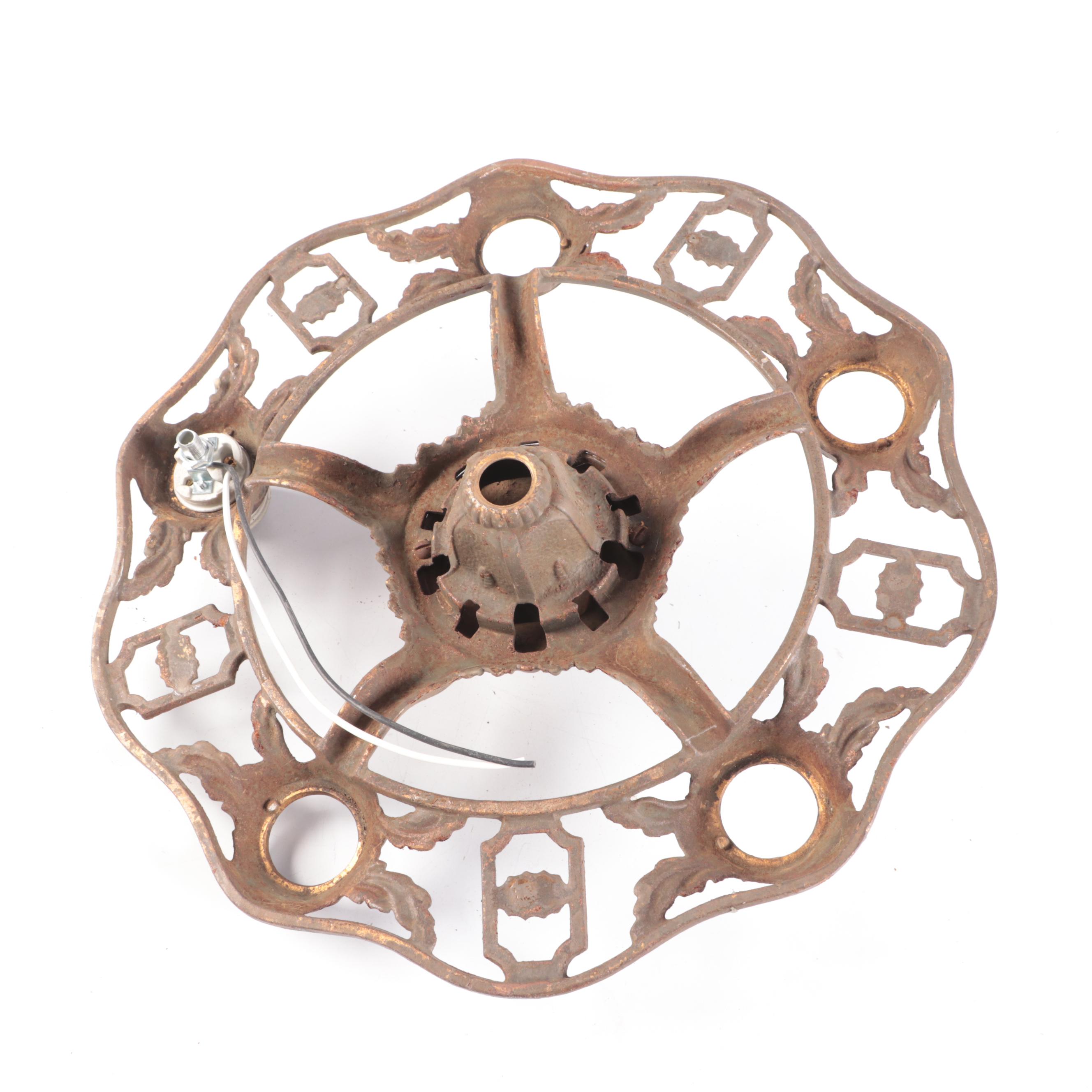 Loevsky & Loevsky Victorian Style Five-Arm Chandelier Frame