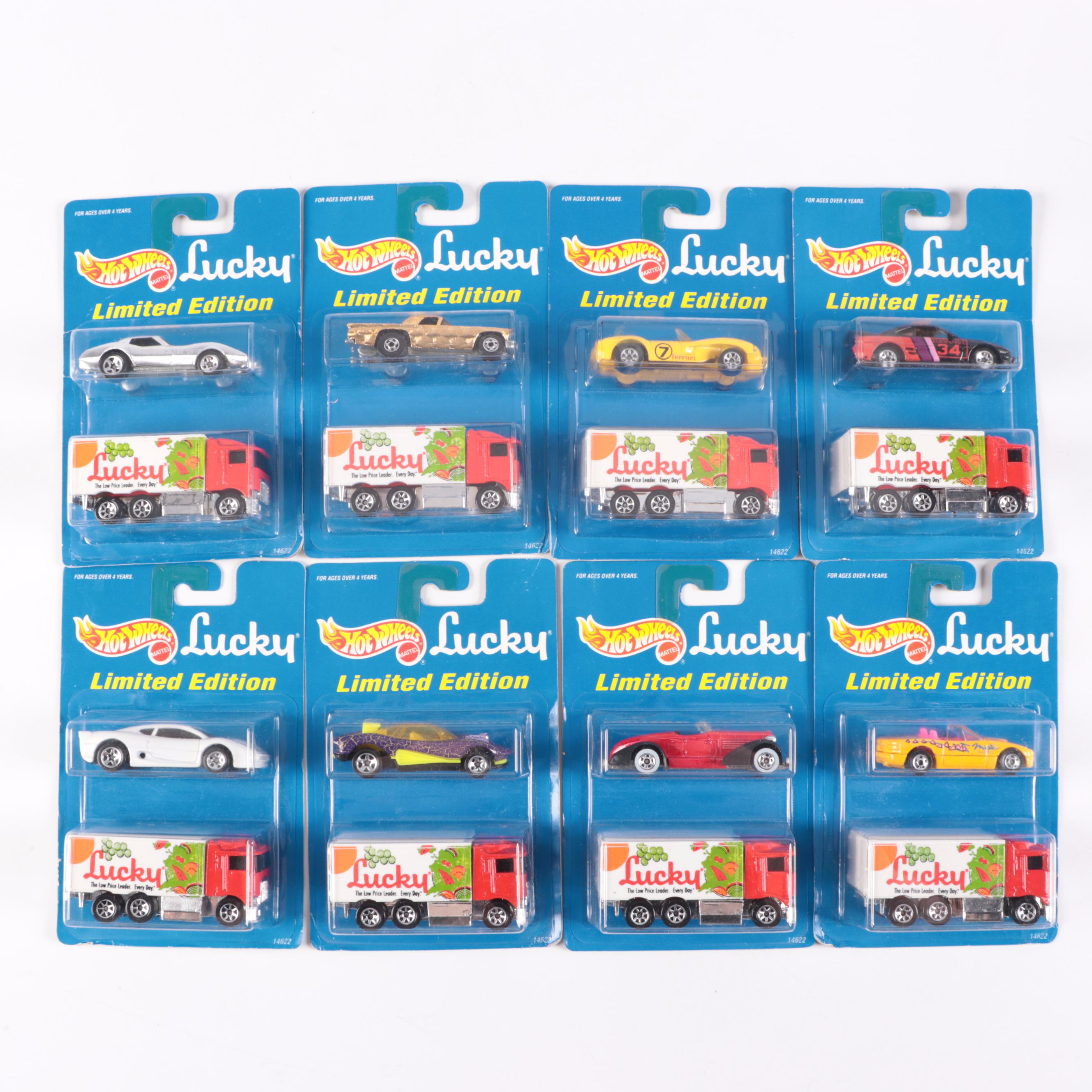 Hot Wheels "Lucky" Limited Edition Toy Cars, 1995
