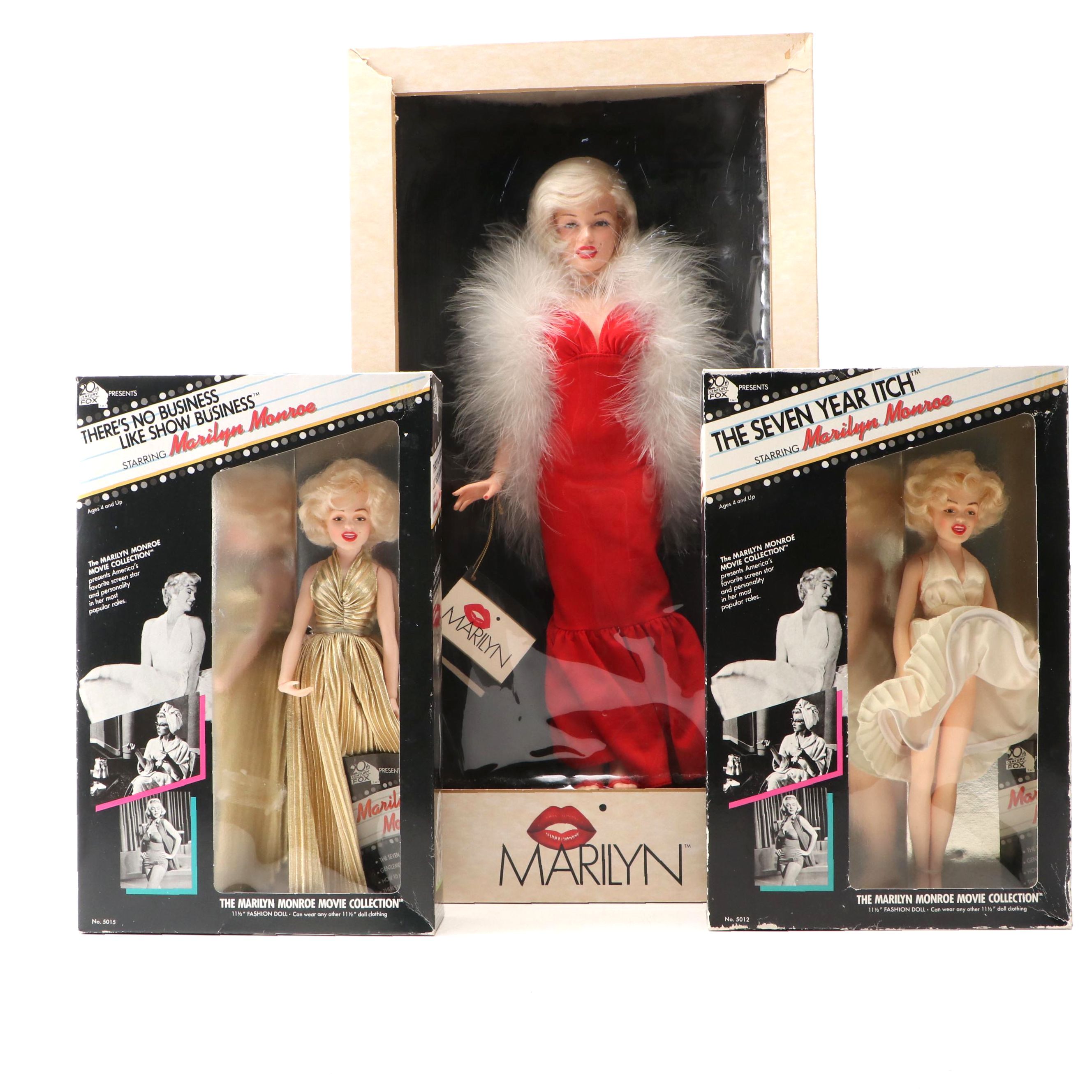 1983 Marilyn Monroe Celebrity Series Doll with Movie Collection Fashion Dolls