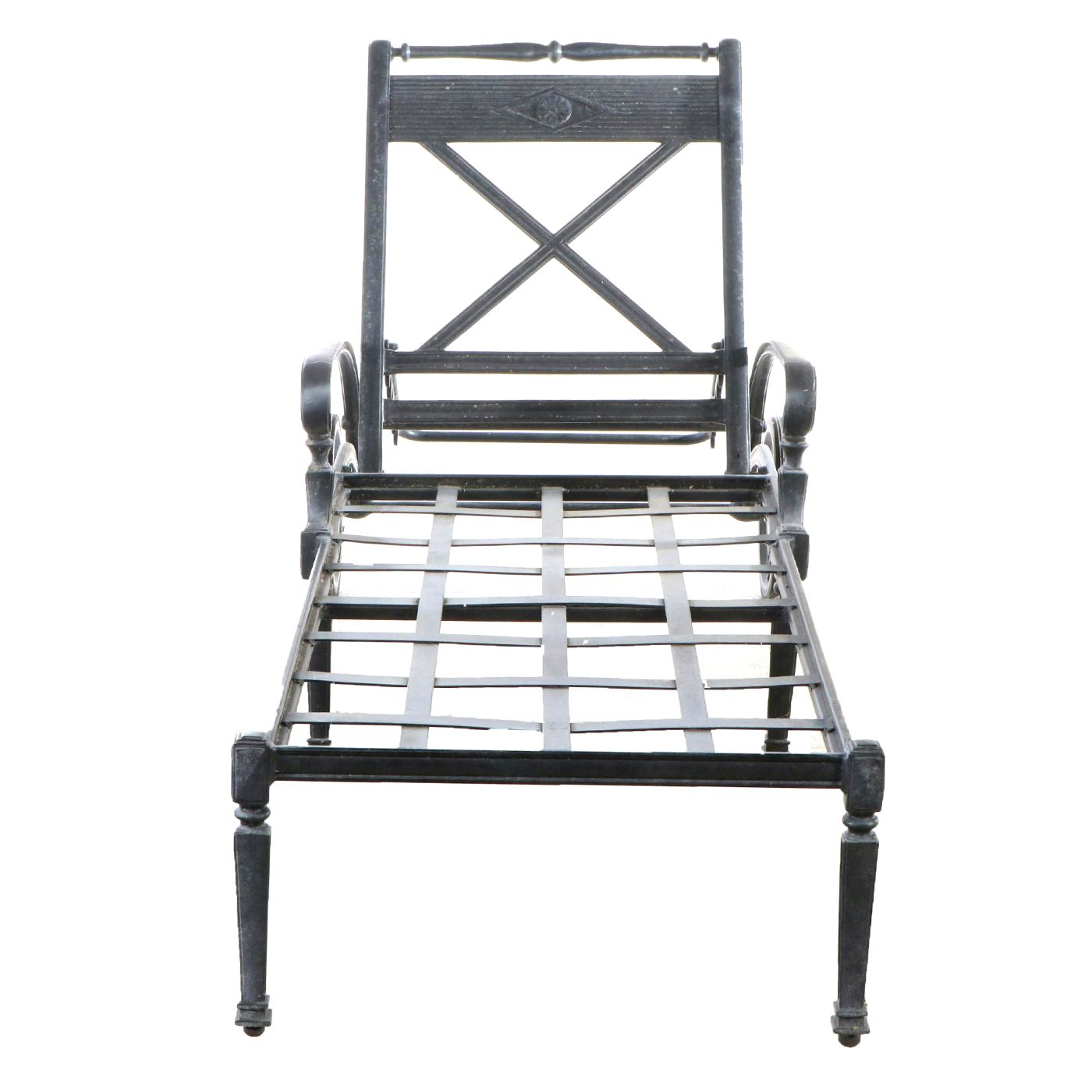 Frontgate Regency Style Metal Patio Lounge Chair