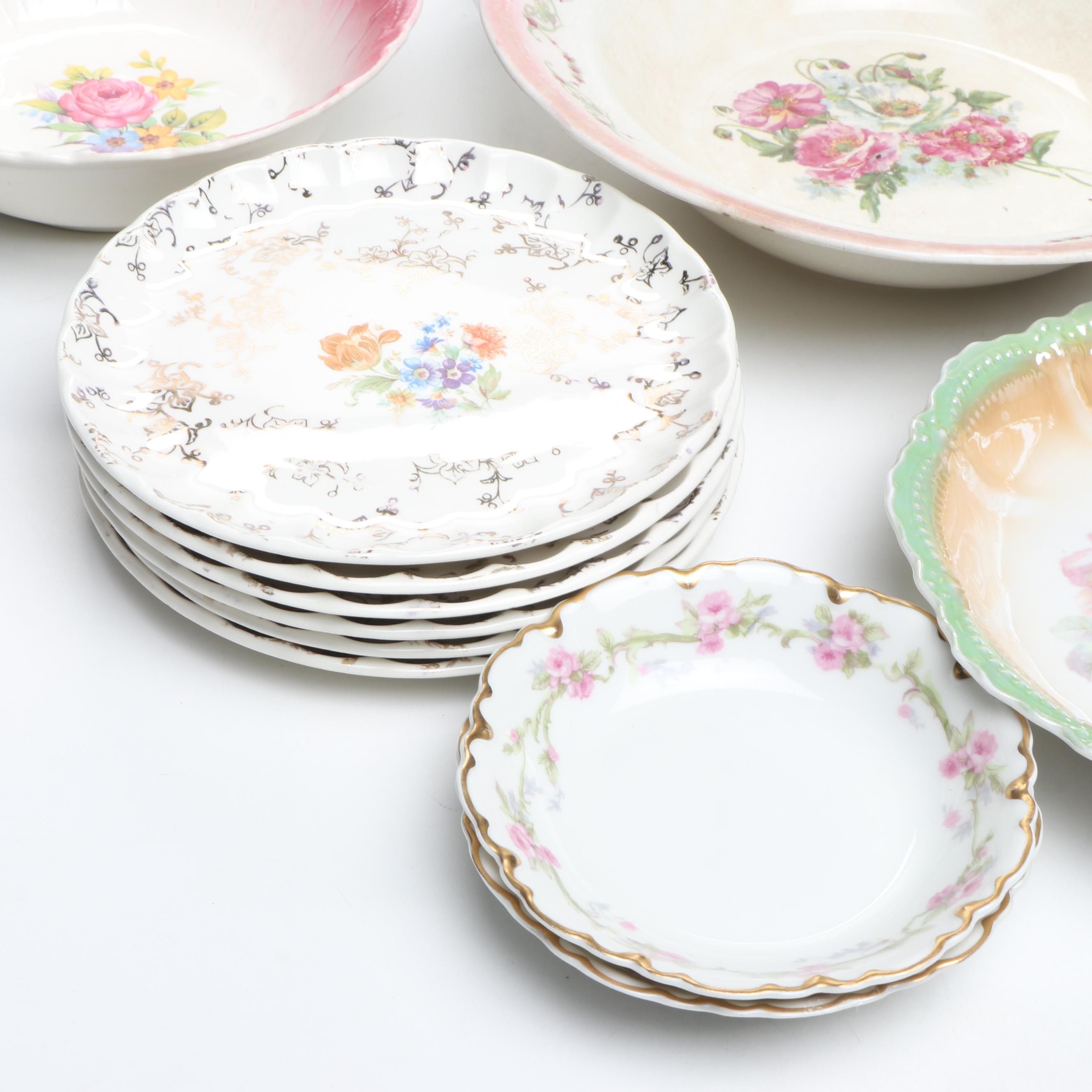 German with Other Porcelain Plates and Bowls