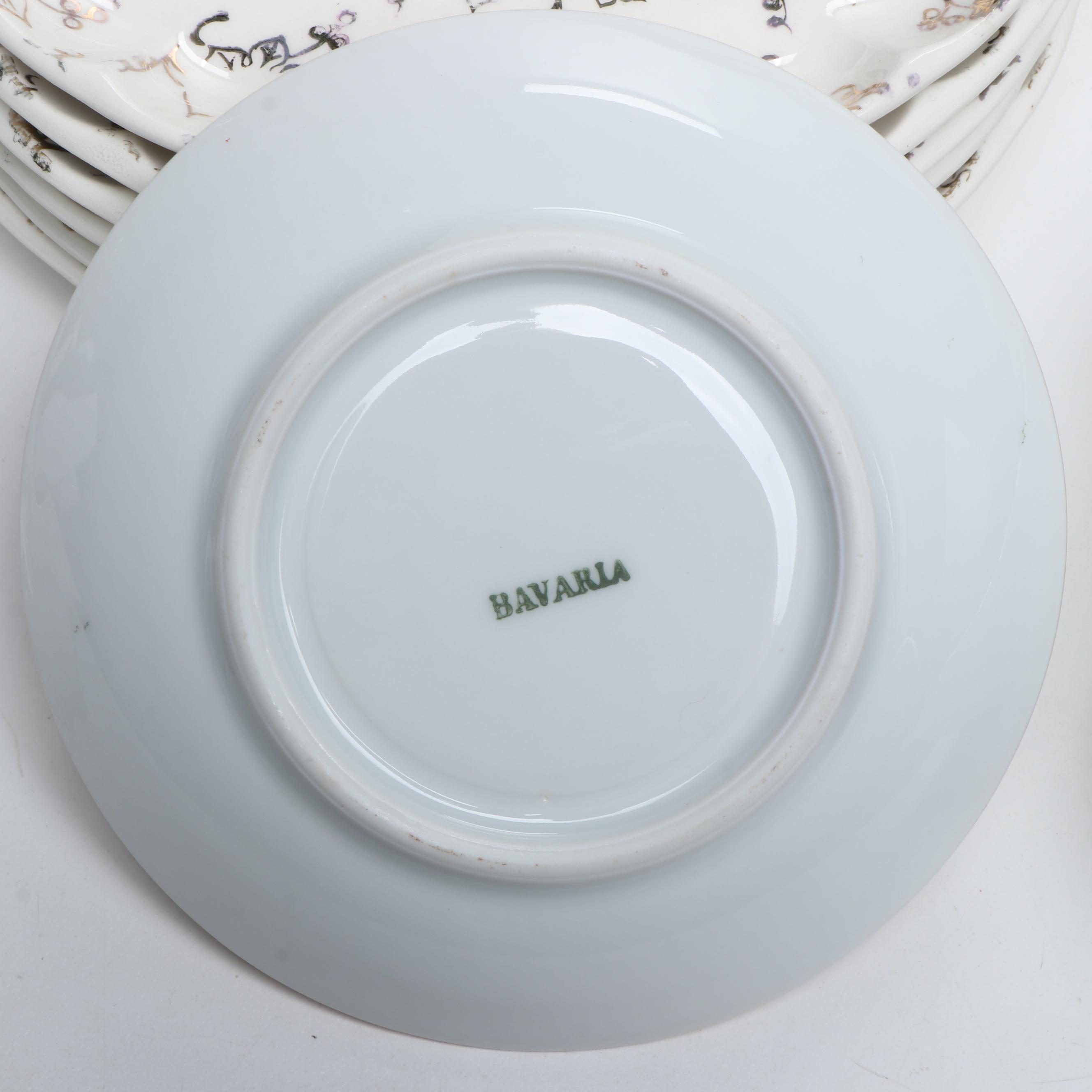 German with Other Porcelain Plates and Bowls