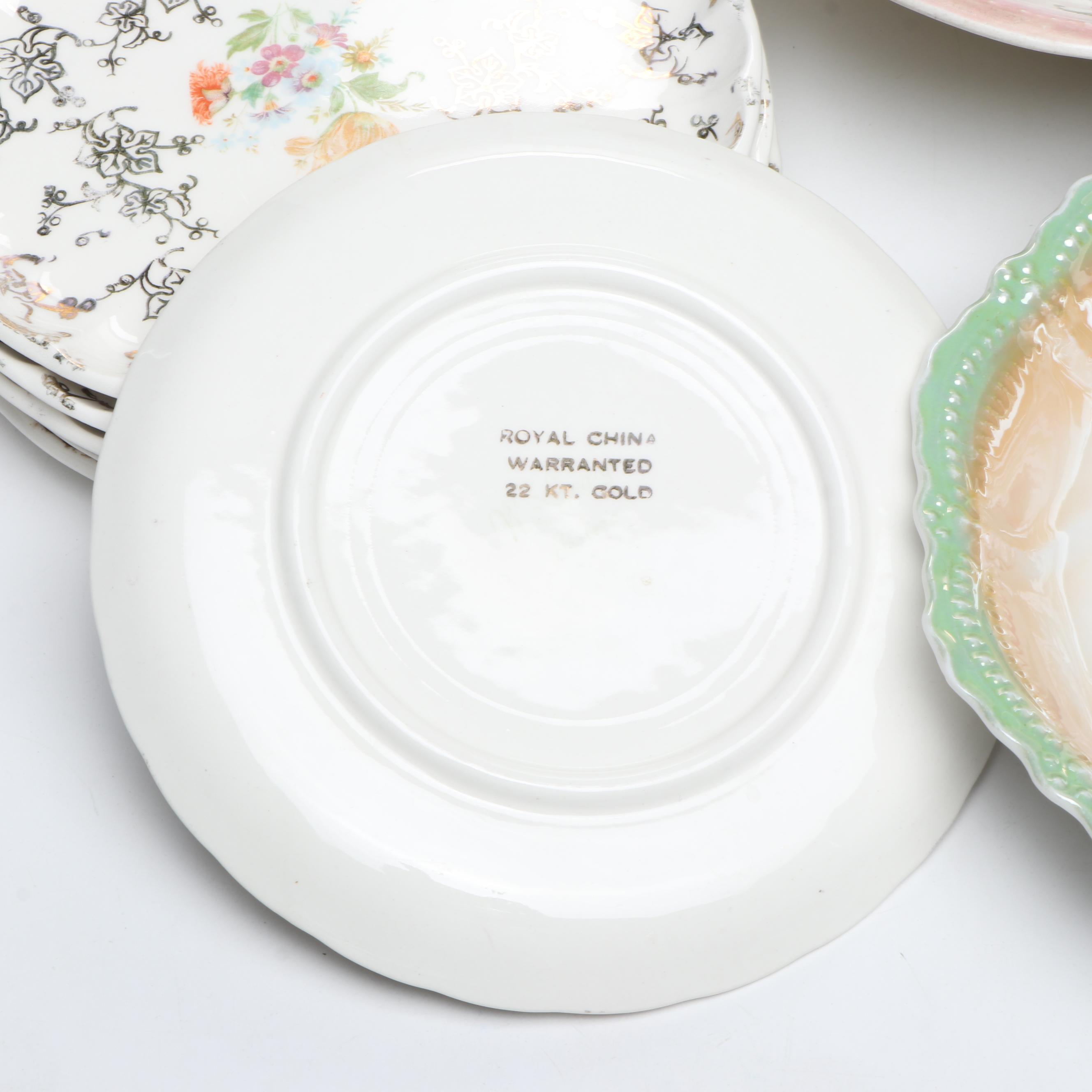 German with Other Porcelain Plates and Bowls