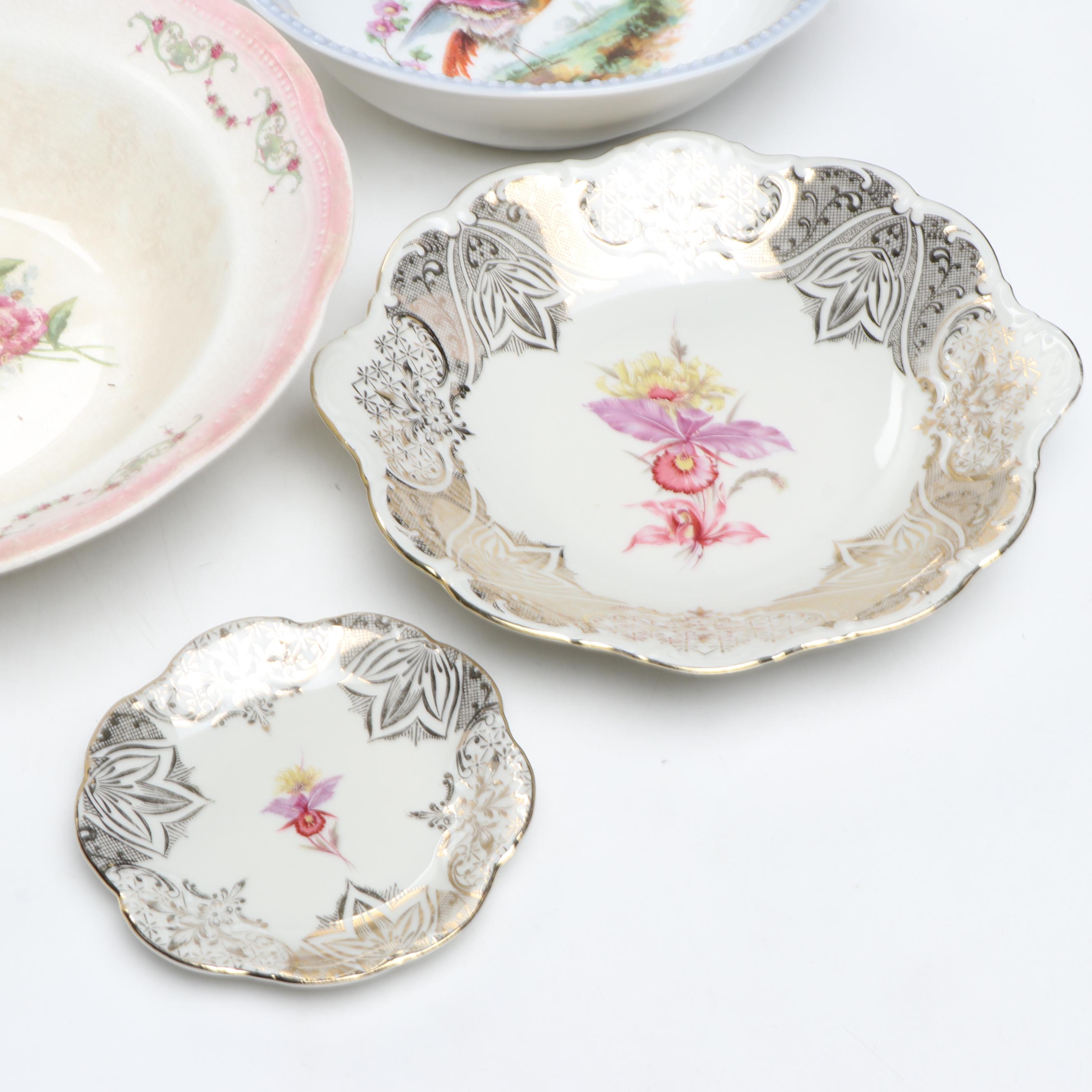 German with Other Porcelain Plates and Bowls