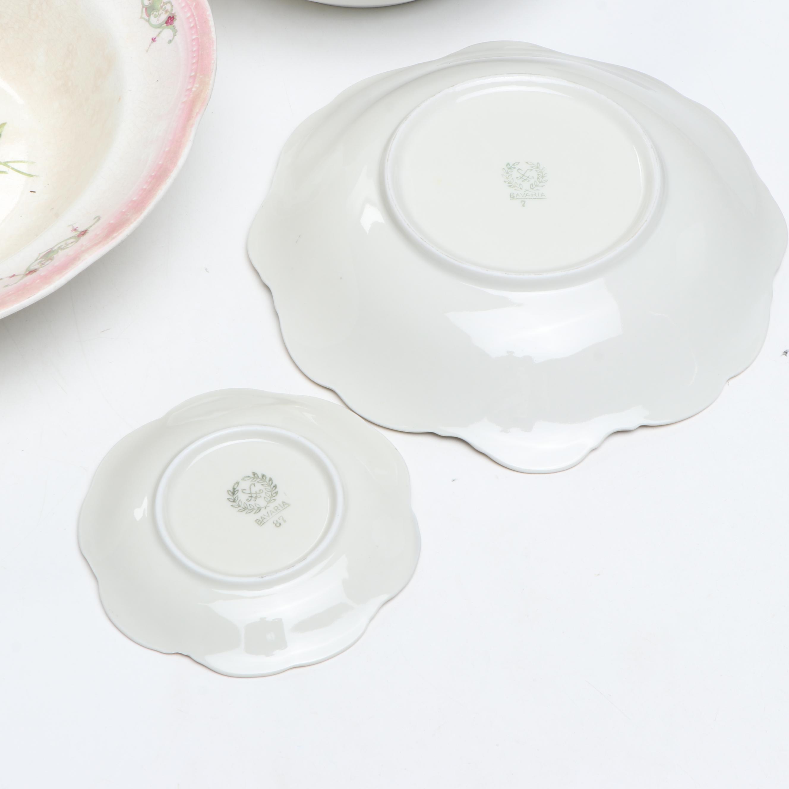 German with Other Porcelain Plates and Bowls