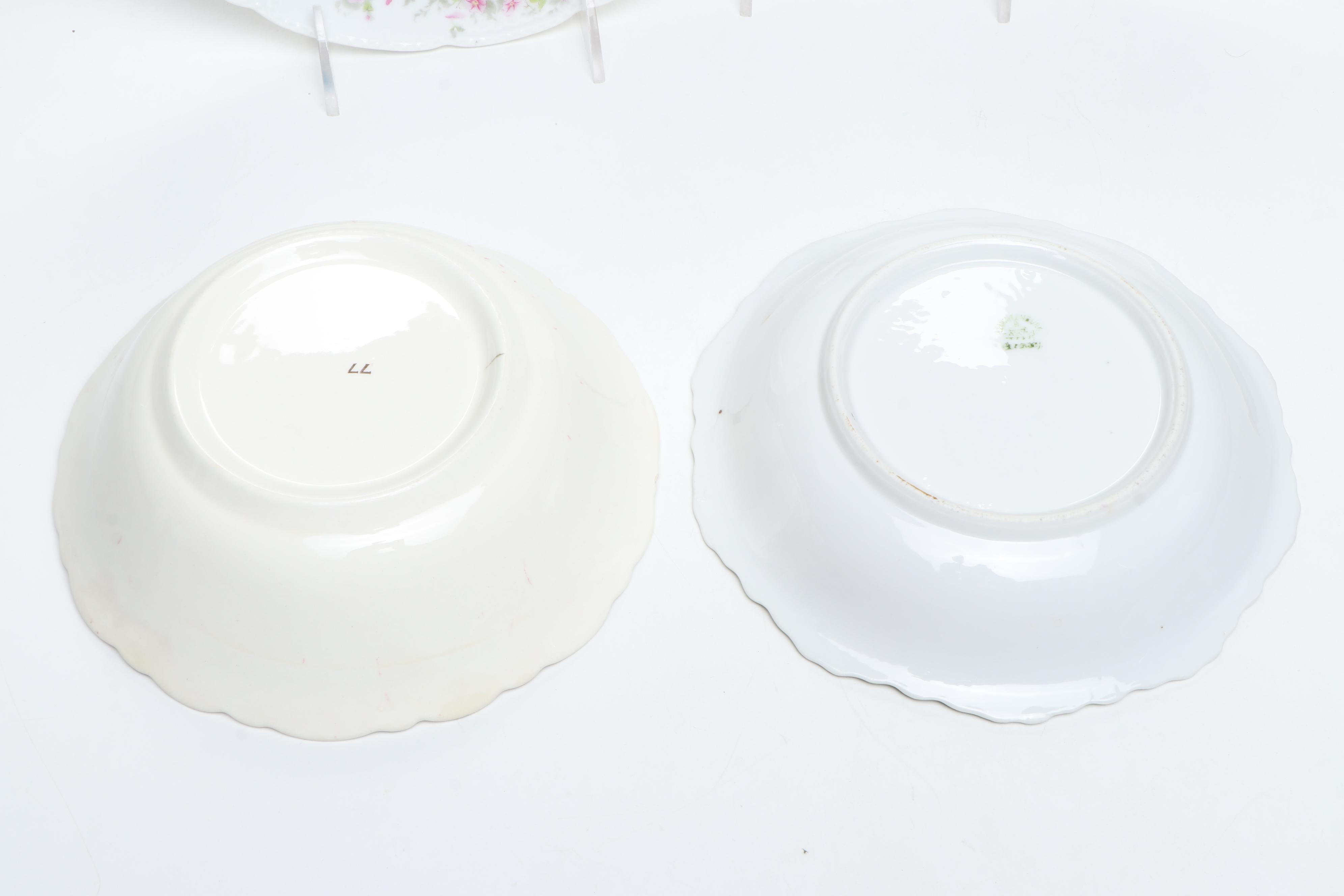 German with Other Porcelain Plates and Bowls