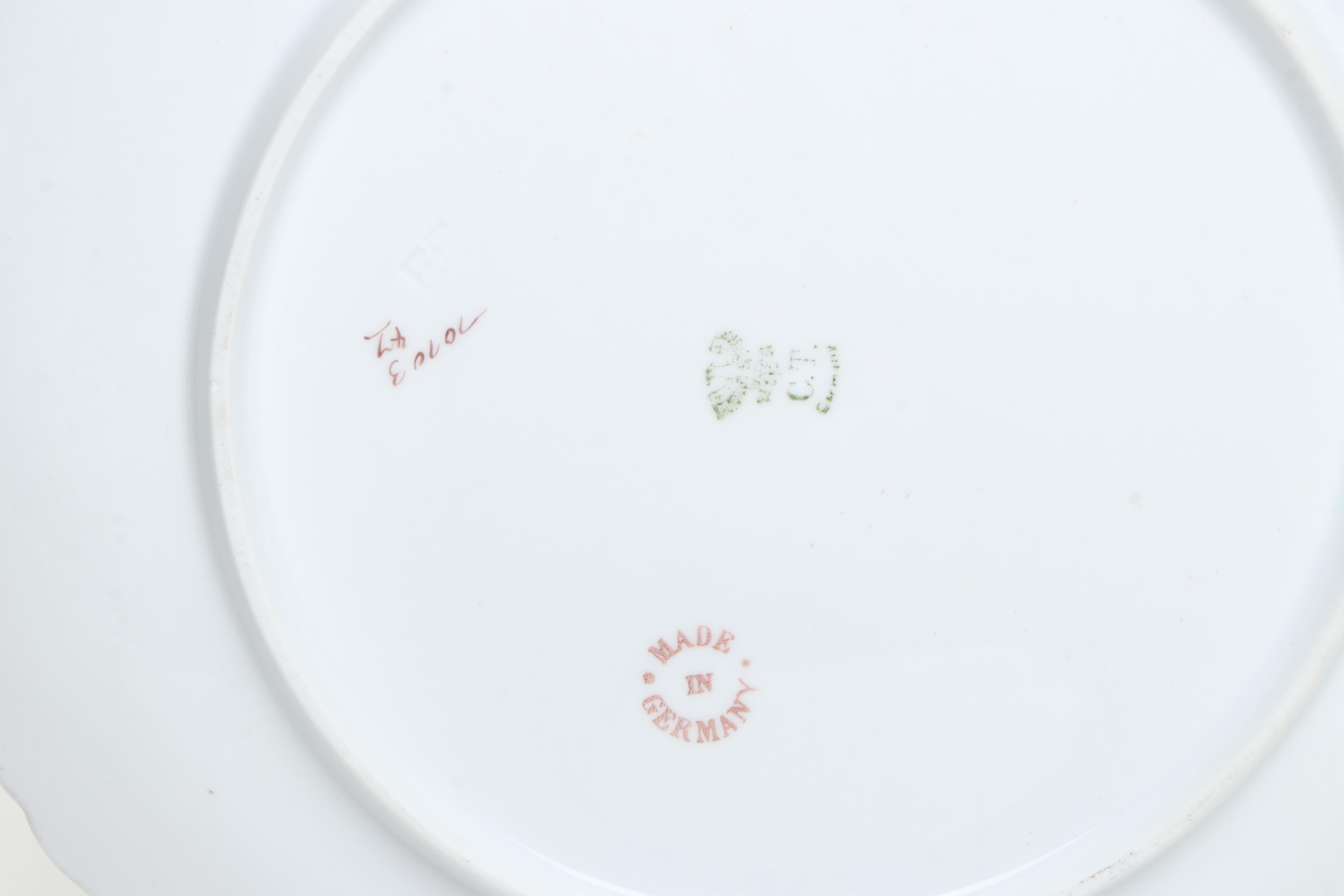 German with Other Porcelain Plates and Bowls