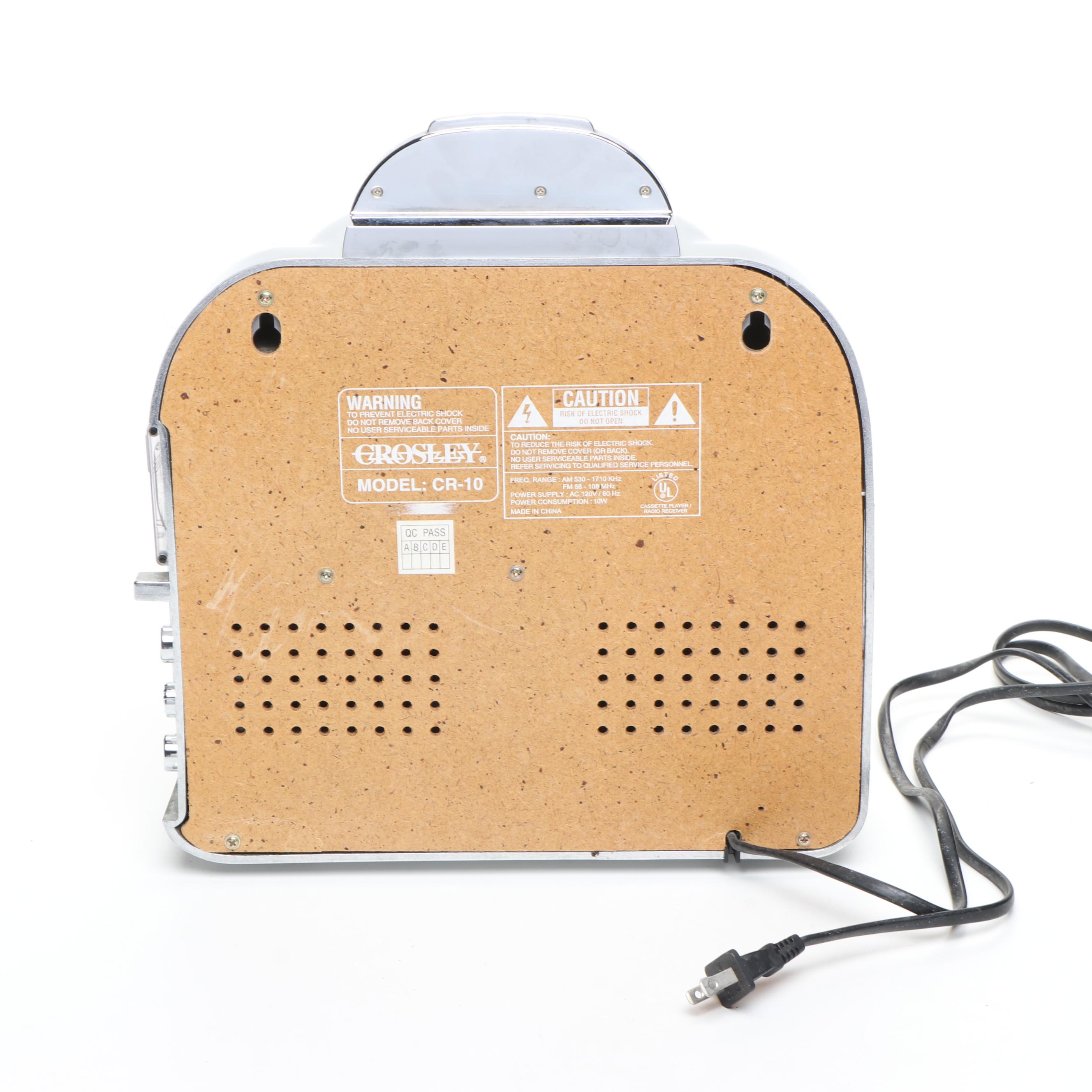 Crosley Collector's Edition Tabletop Jukebox and Radio