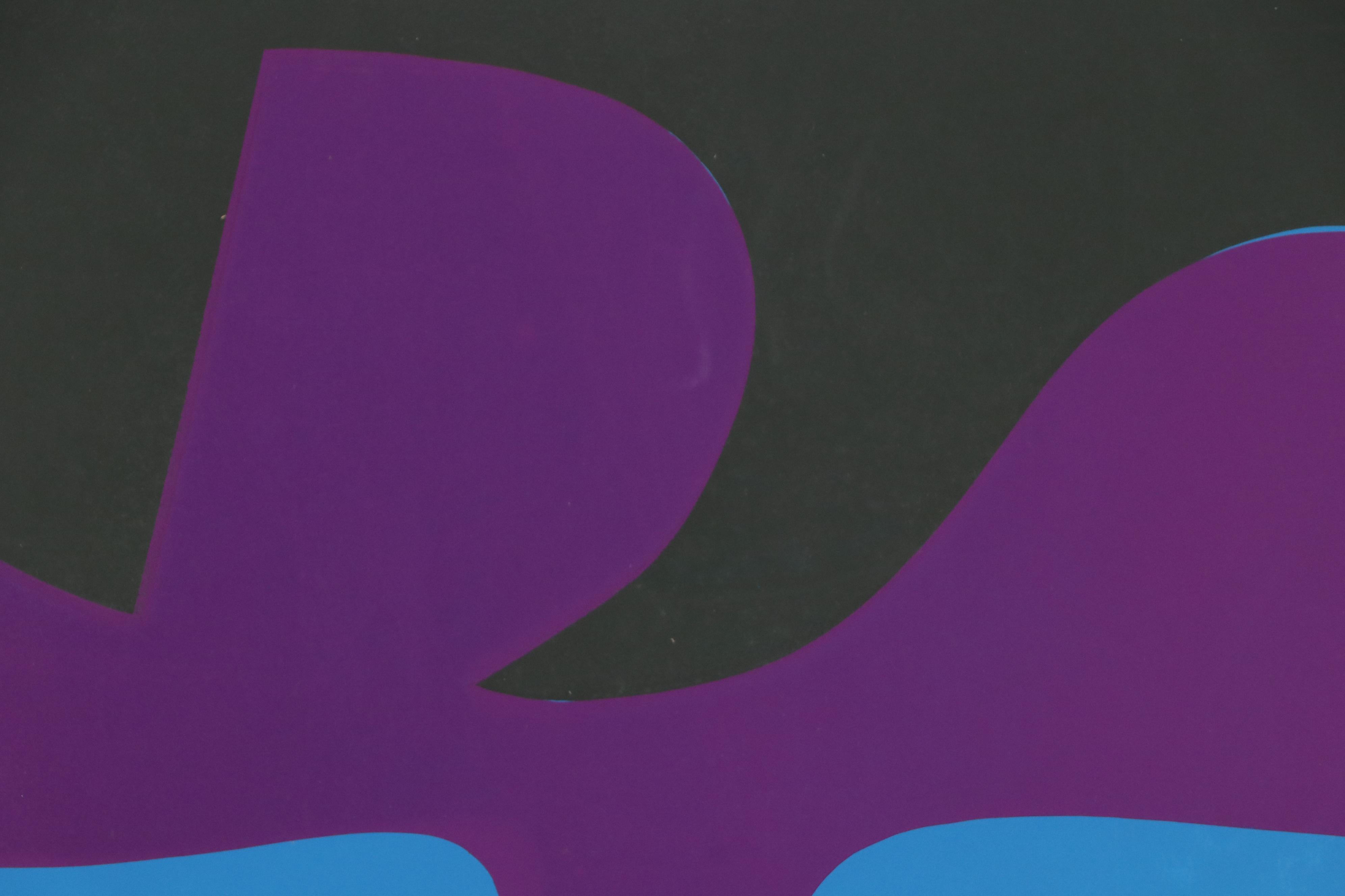 Harry Hilson Abstract Serigraph "Structure Series #47," 1973