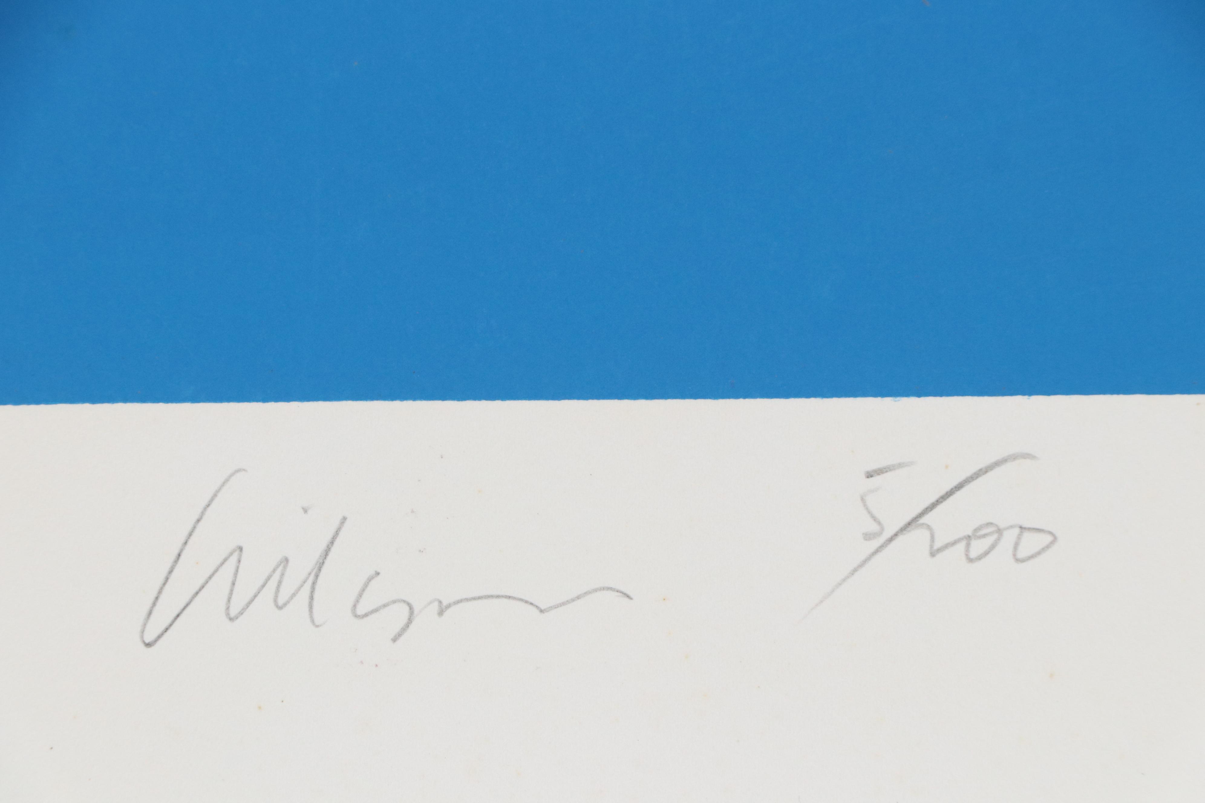 Harry Hilson Abstract Serigraph "Structure Series #47," 1973