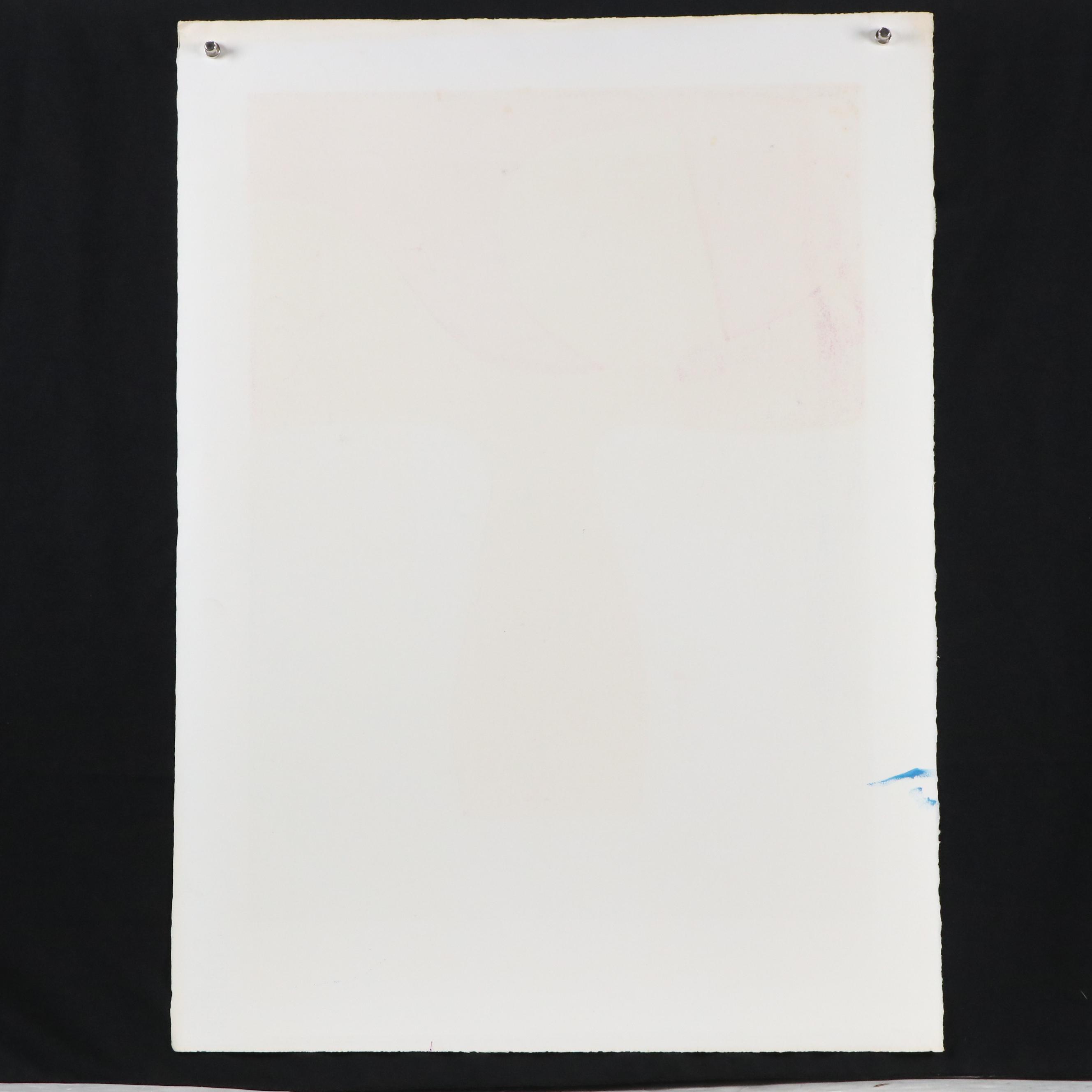 Harry Hilson Abstract Serigraph "Structure Series #47," 1973