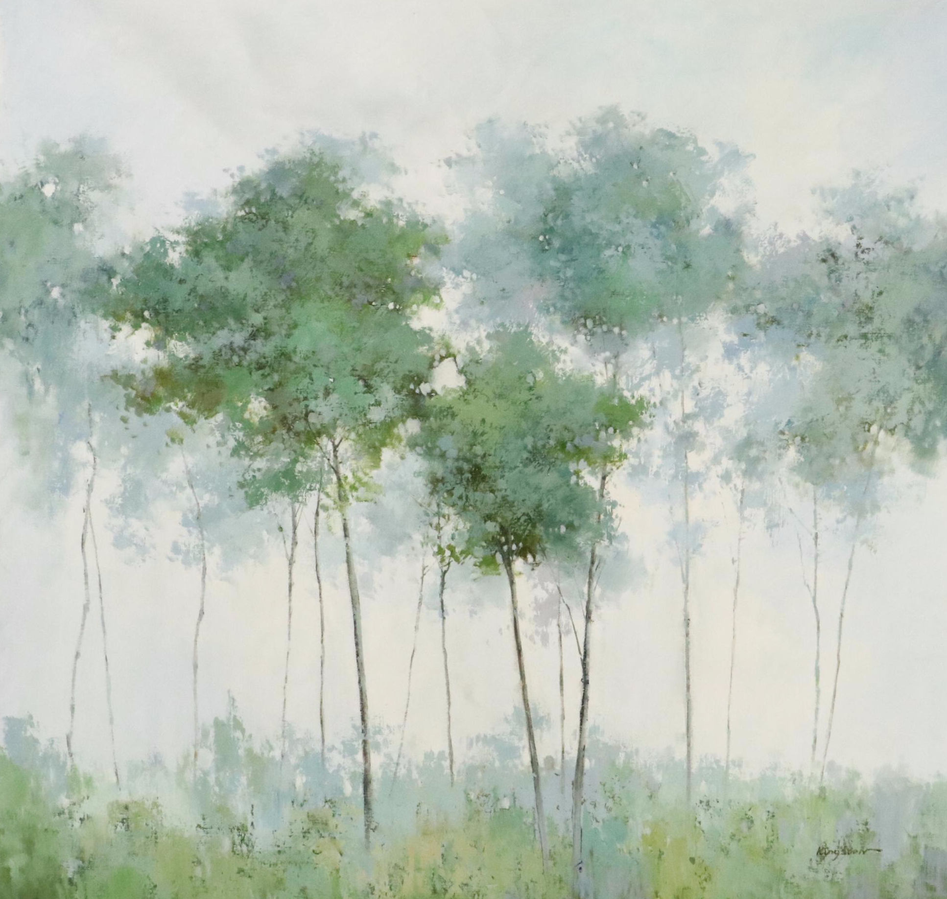 Kingston Forest Landscape Oil Painting, 21st Century