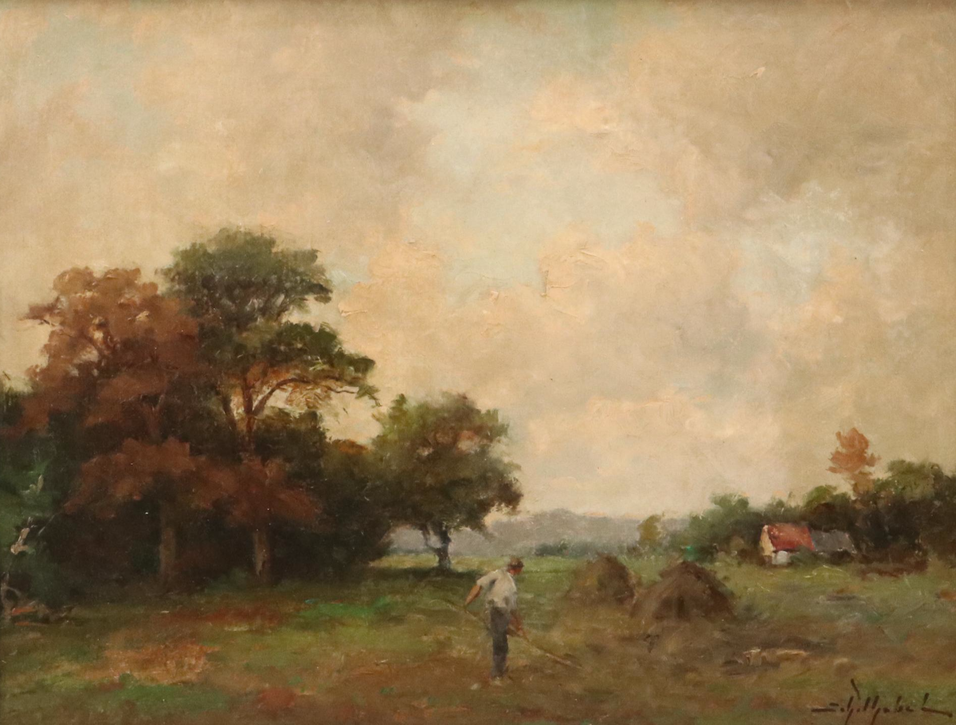 Josef Schilhabel German School Impressionistic Landscape, Early 20th century