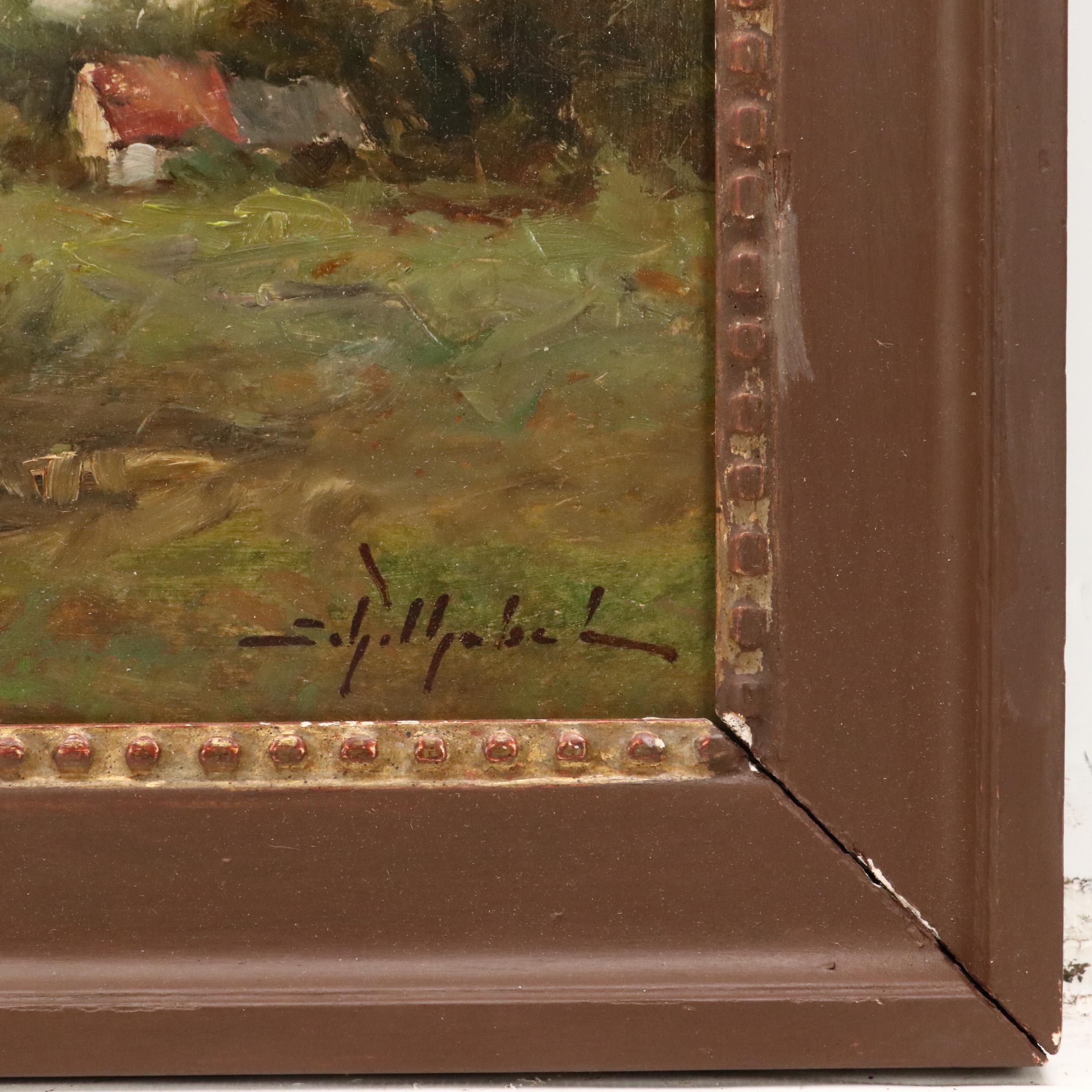 Josef Schilhabel German School Impressionistic Landscape, Early 20th century