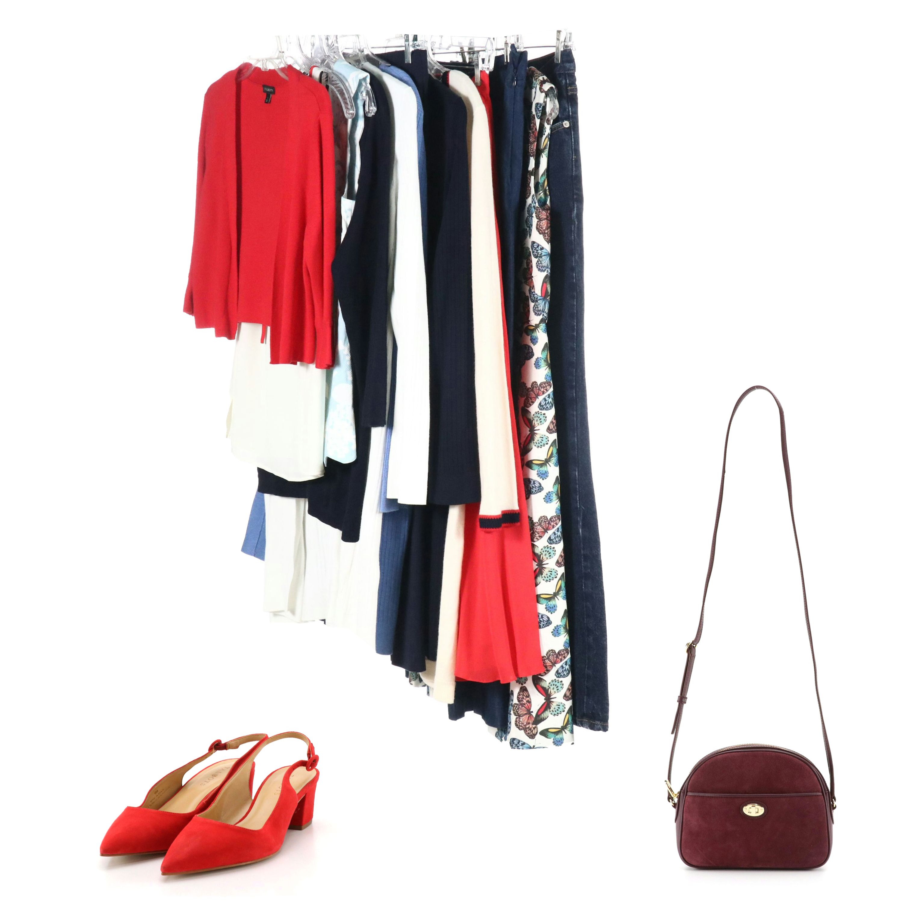 Red, White and Blue Casual Capsule Collection Featuring Talbots & Express Jeans